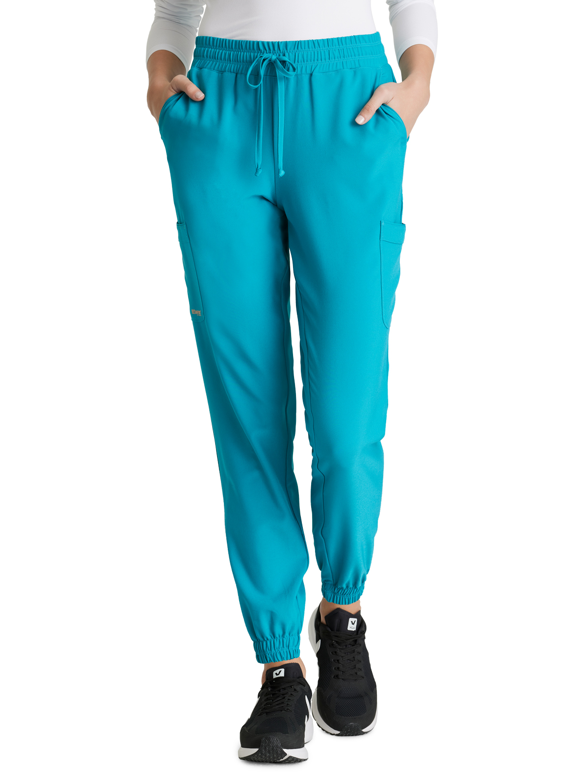 Grey's Anatomy Evolve Stretch - Women's Six-Pocket Terra Jogger Scrub Pant 6