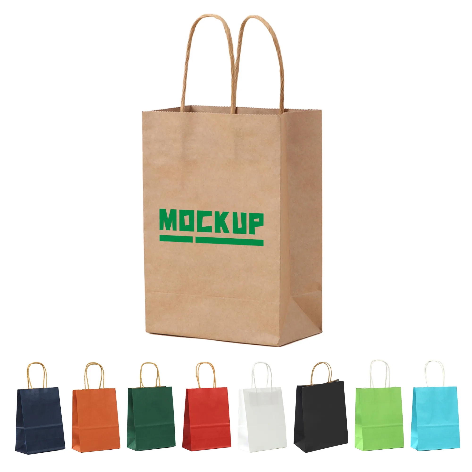 Kraft Paper Gift Bag MOQ 100 PCS 4