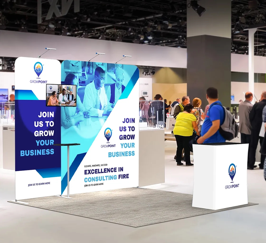 10ft Inline Trade Show Booth - Modular Display 5