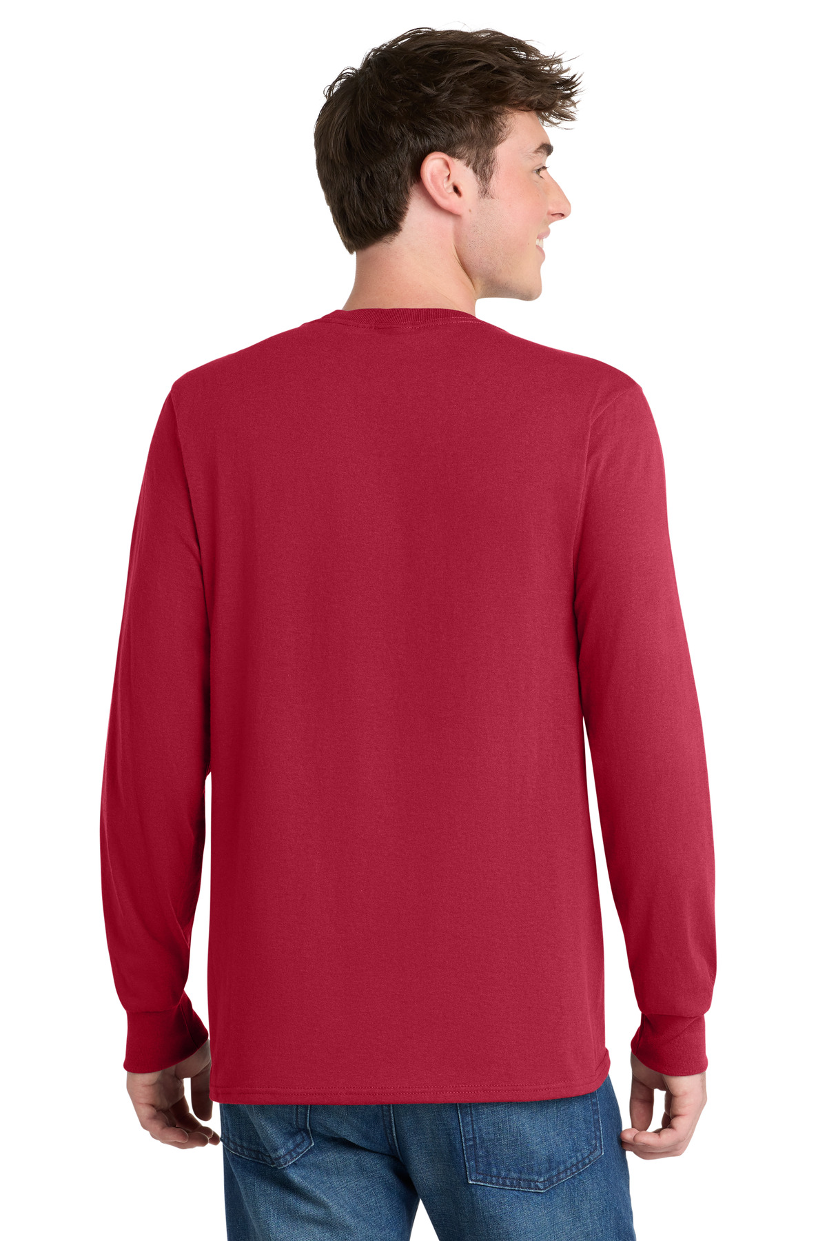 Port & Co Tall Long Sleeve Core Blend Tee. PC55LST 82