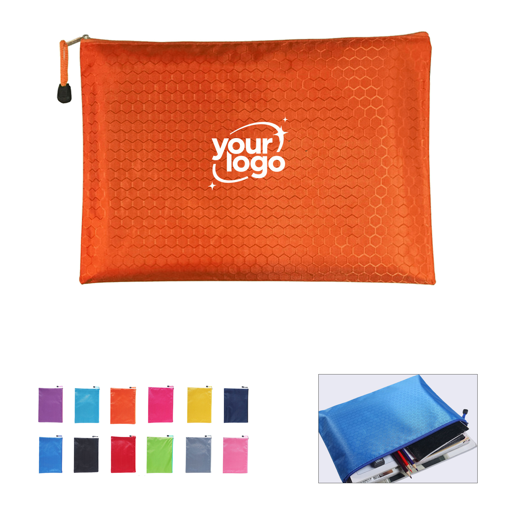 Waterproof A4 Document Zipper Bag 3