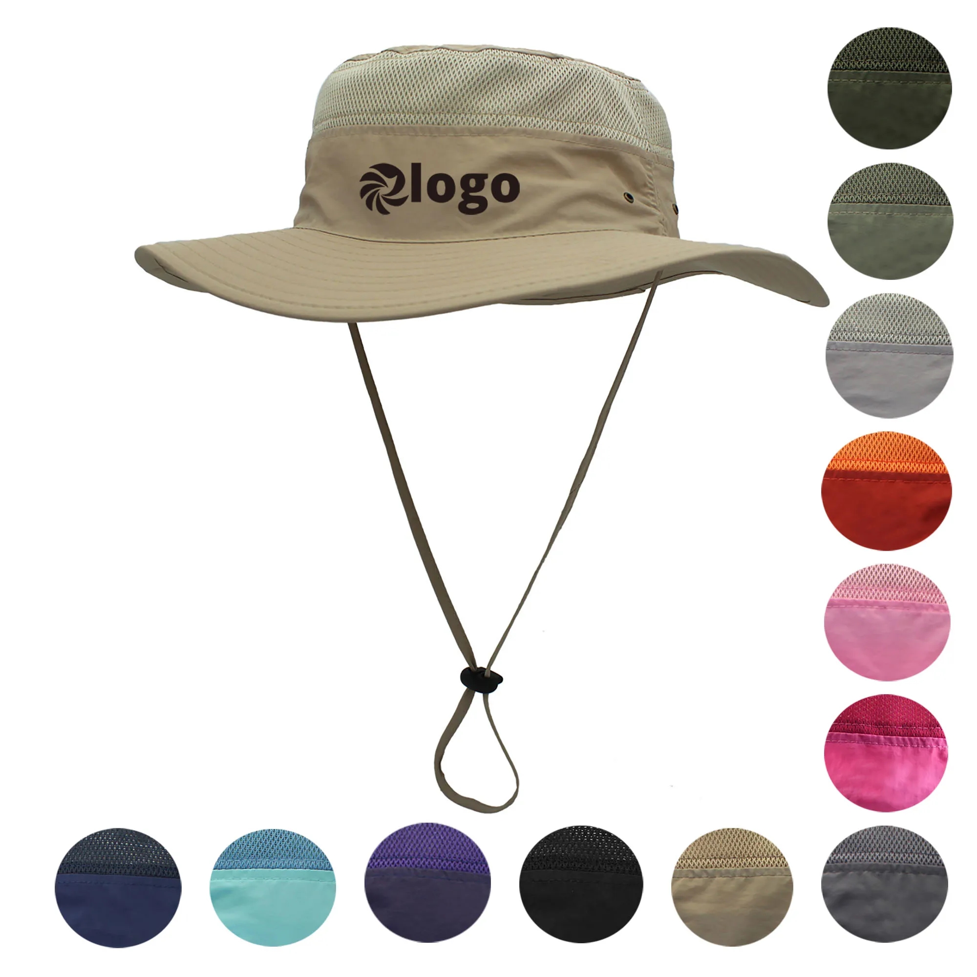 Quick-dry Fishing Hat UV Protection Sun Bucket 14