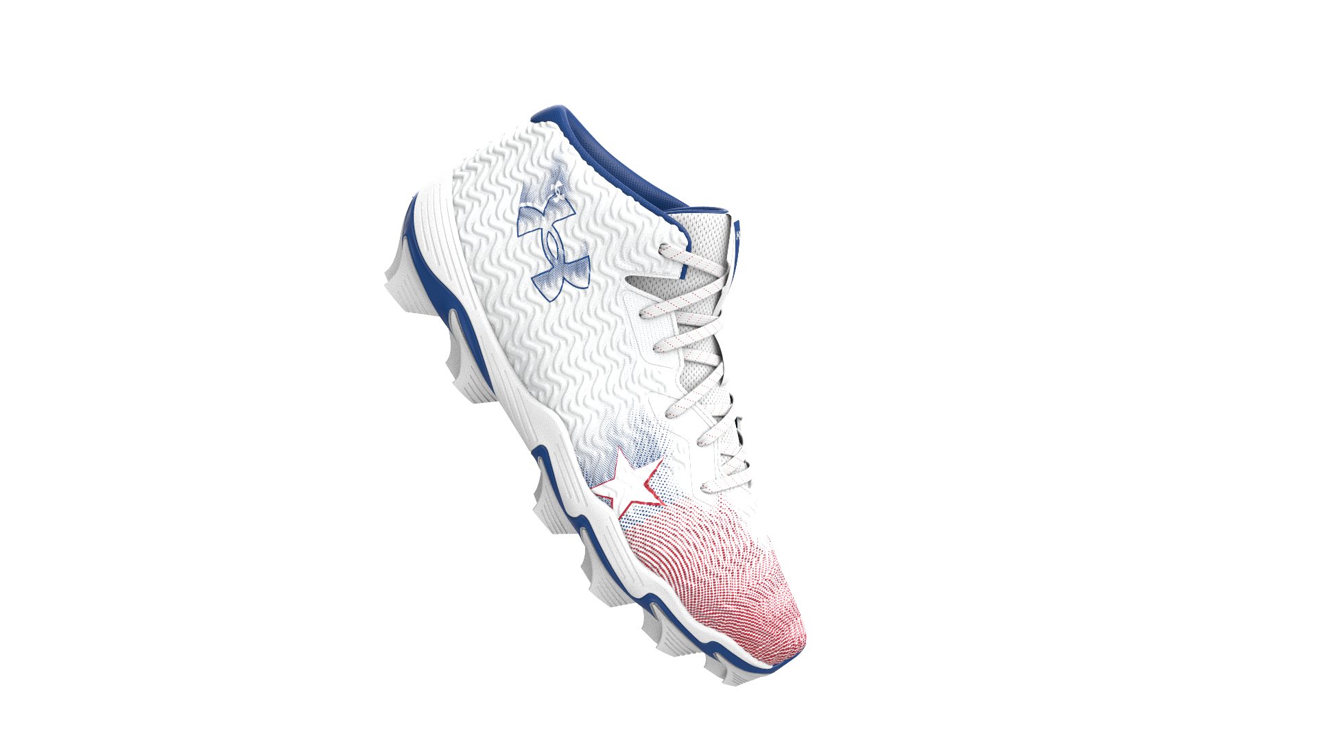 UA Spotlight Hammer Jr. Texas Boys' Football Cleats 2