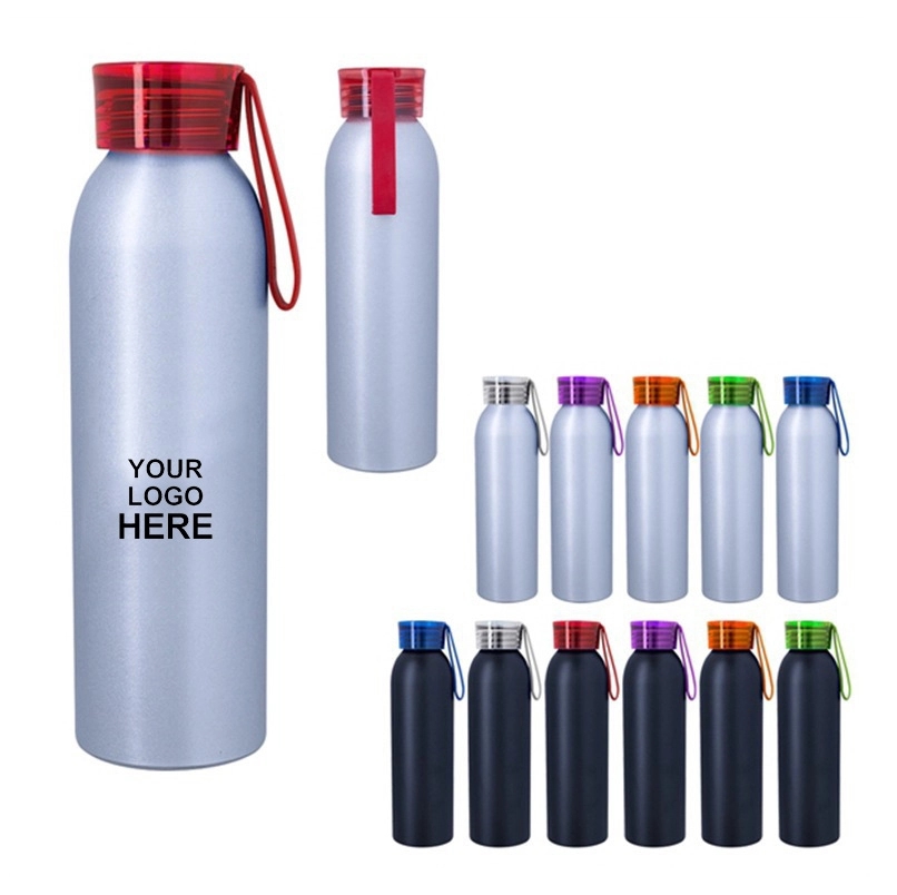 22Oz Uninsulated Single Wall Aluminium Sports Water Bottle, custom water bottle with logo imprint 3