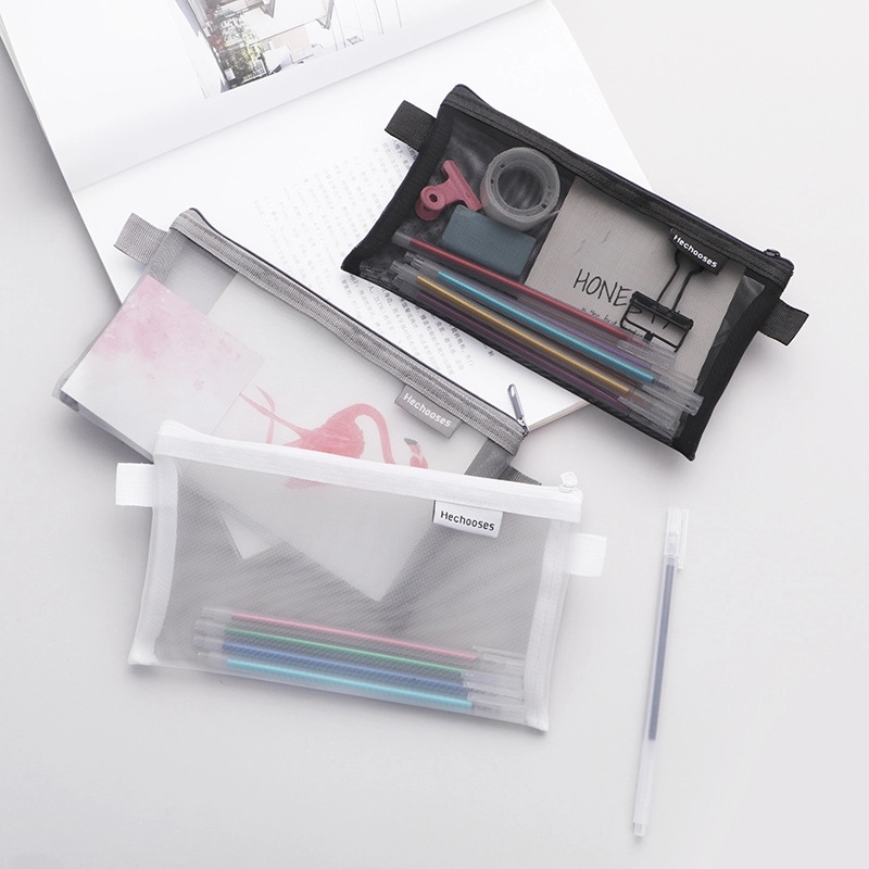Transparent Mesh Pencil Bag 5