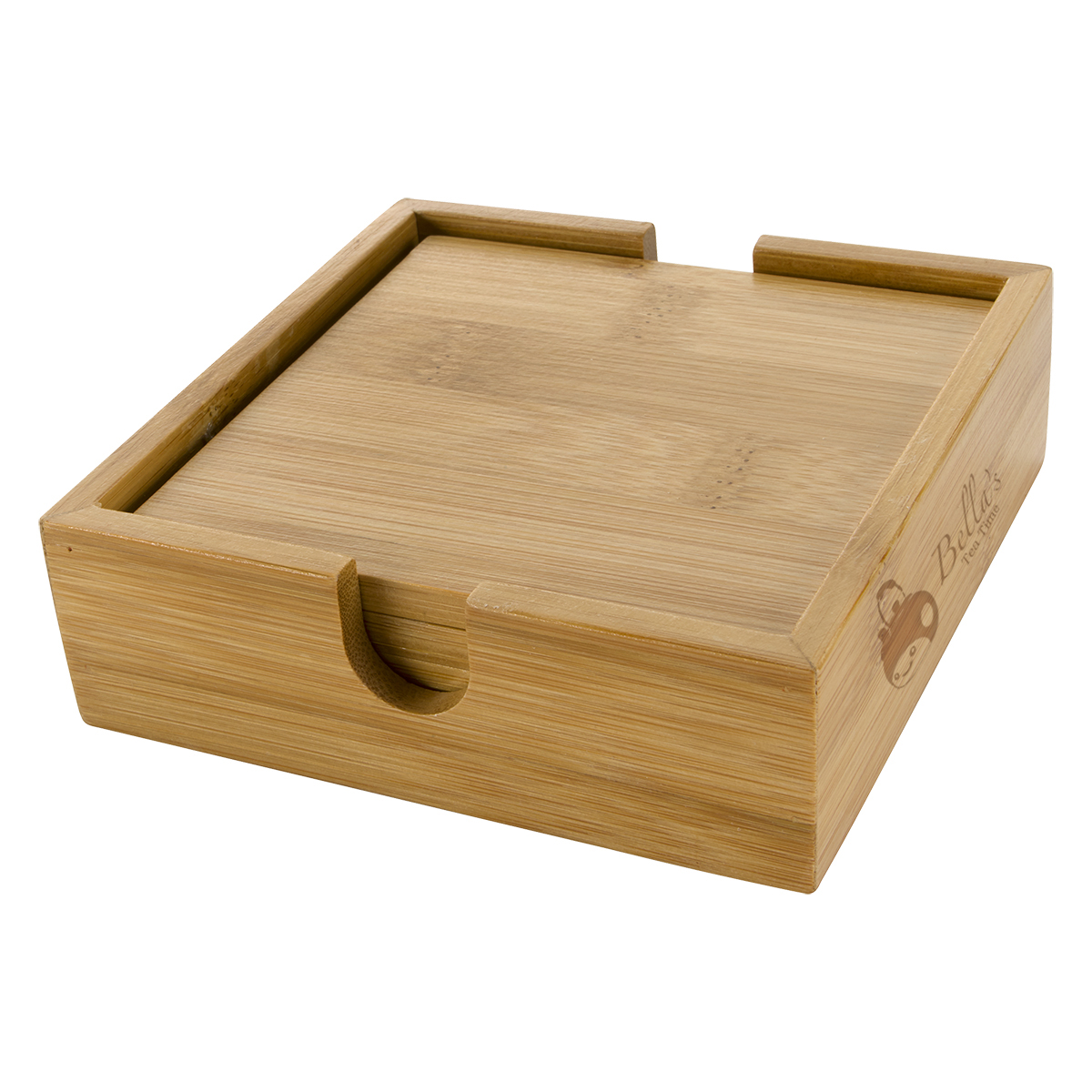 Bamboo Coaster Set 4