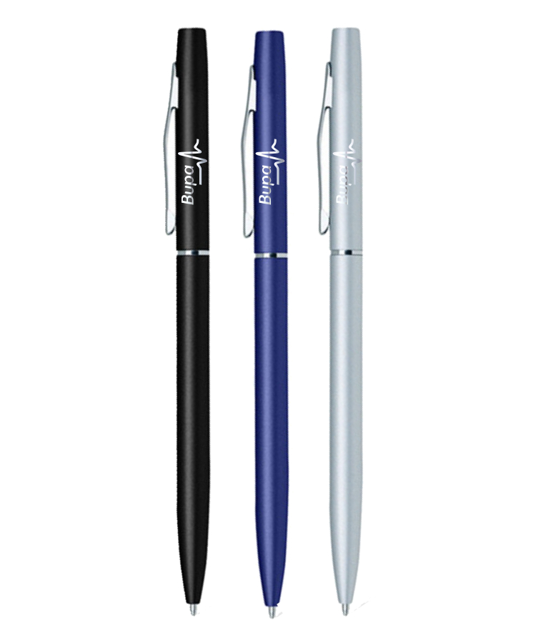 Union Printed - Slim Aluminum Ballpoint Twist Metal Pen 5