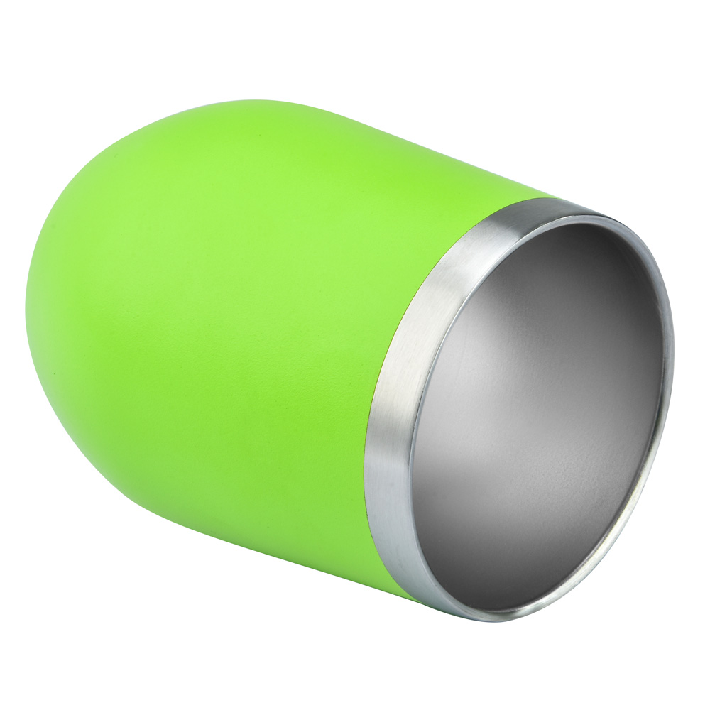 12oz. Stainless Steel Stemless Wine Tumbler with Sipping Lid 8