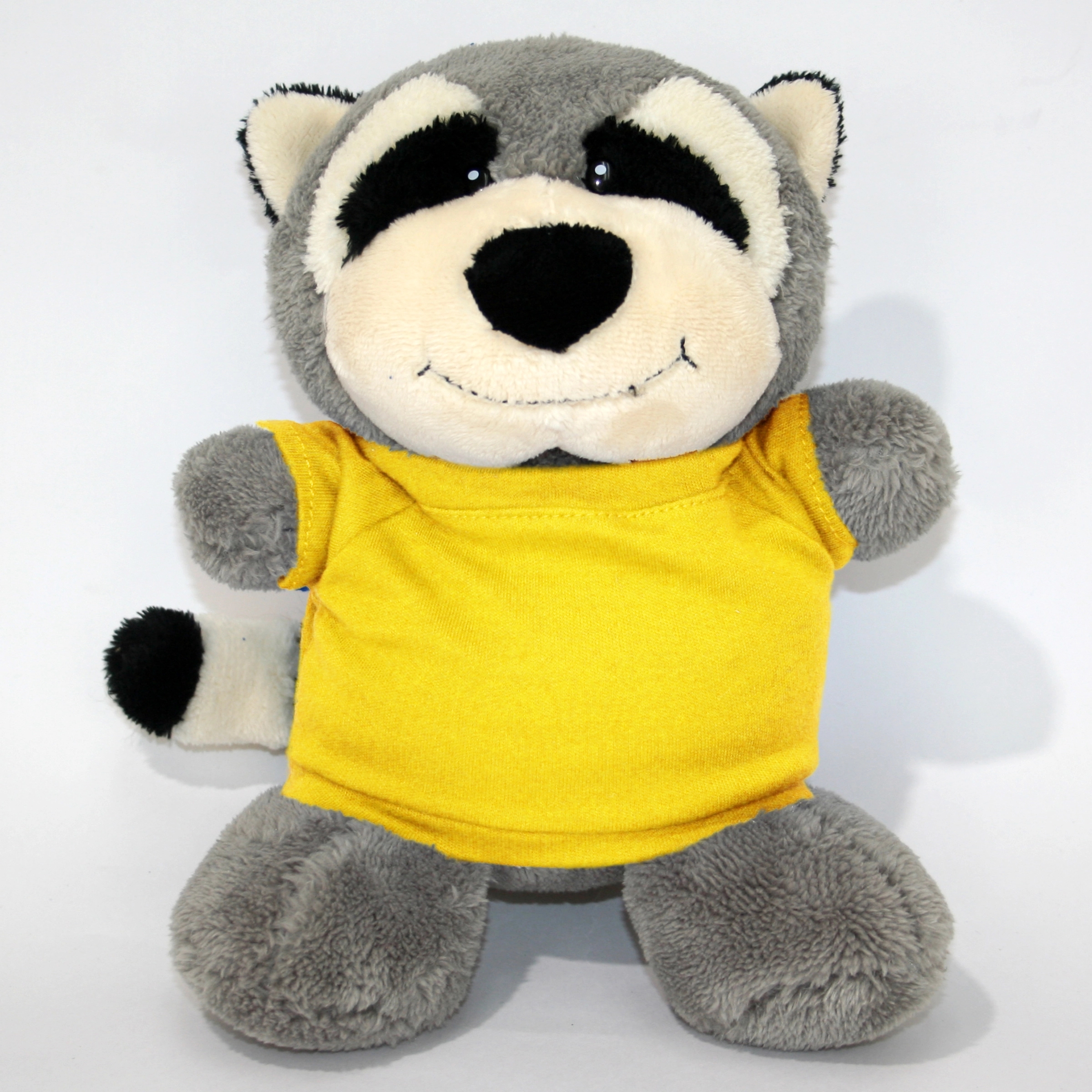 10" Smiling Faces Sitting Raccoon 16
