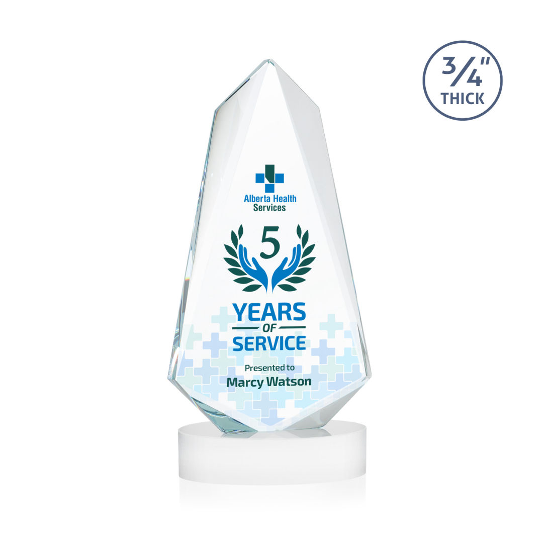Sheridan VividPrint™ Award on Alberton Base - White 10