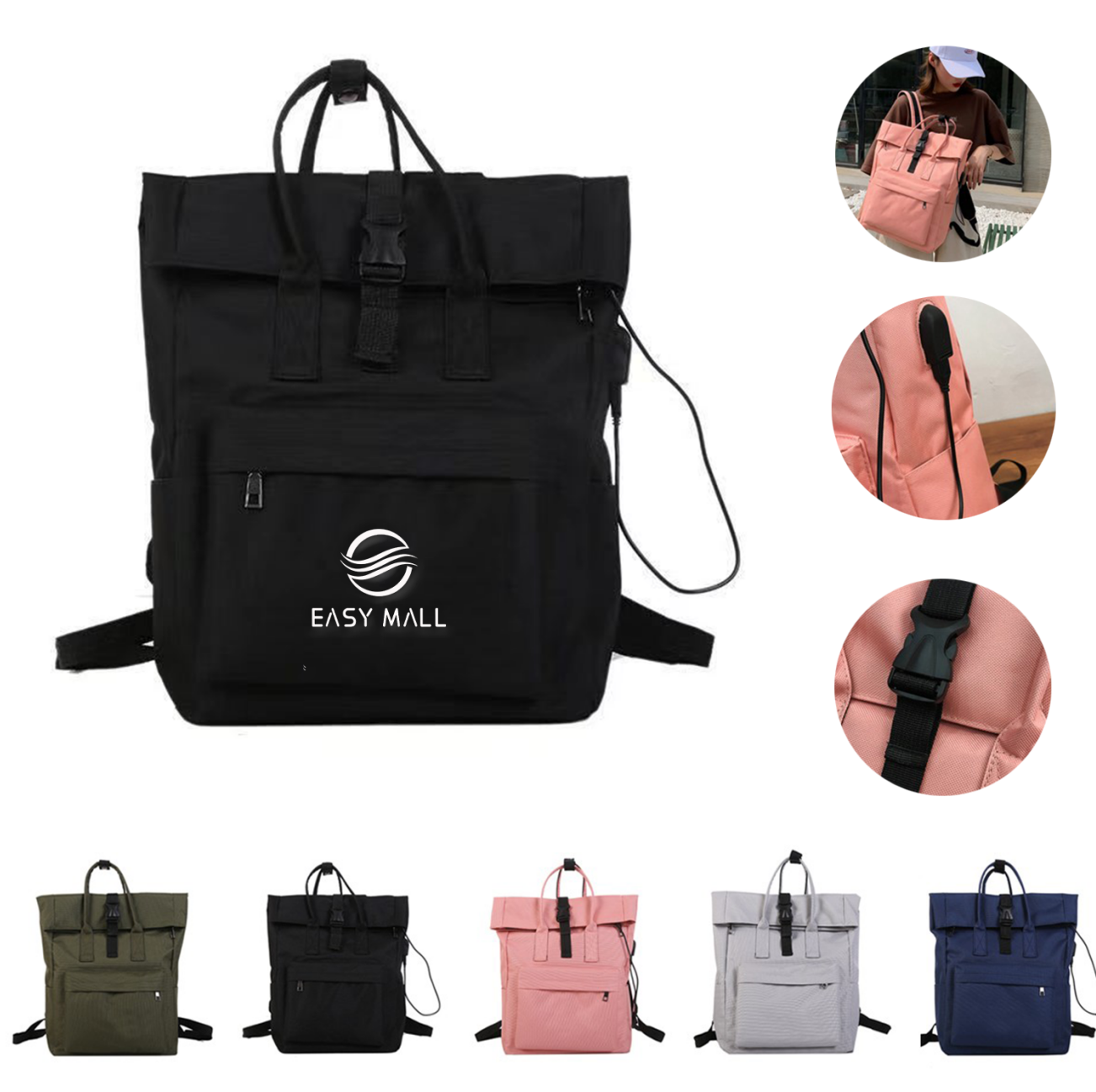 Travel Laptop Backpack Business Casual Bag 2