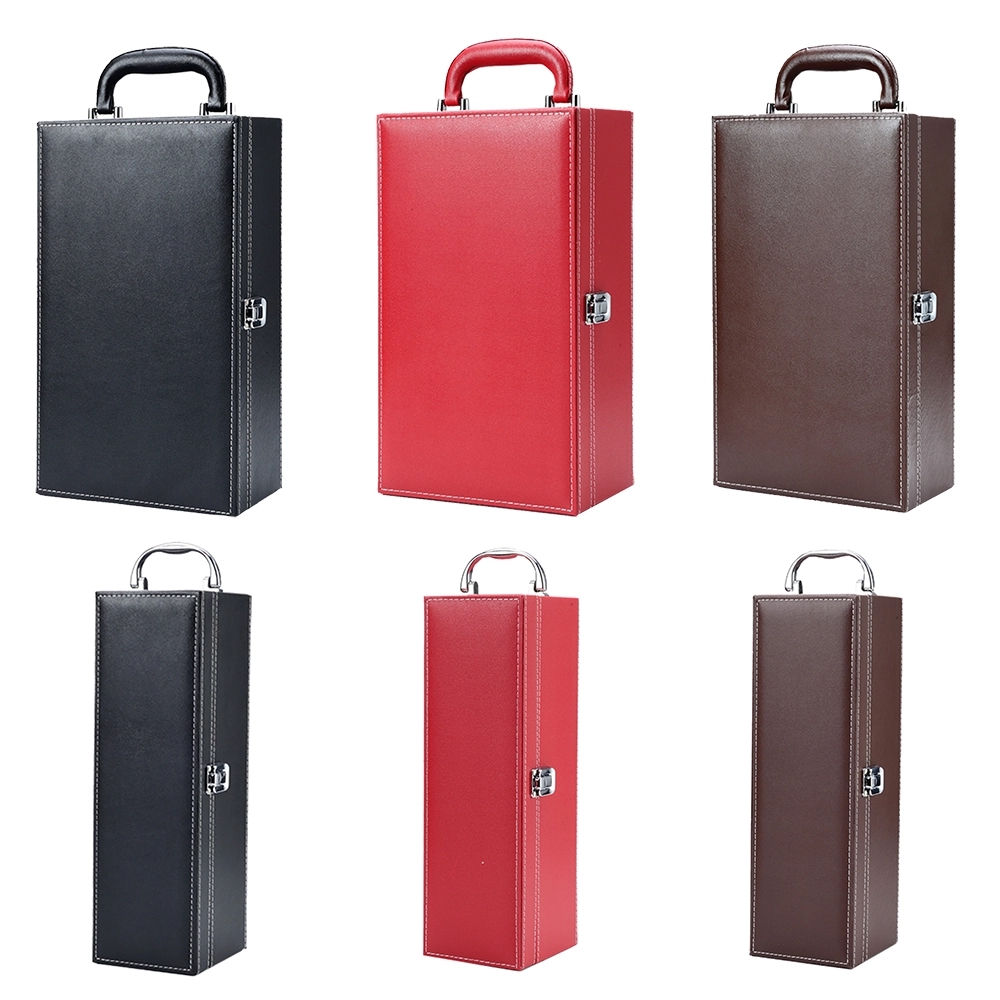 Leatherette Wine Bottle Bag 2