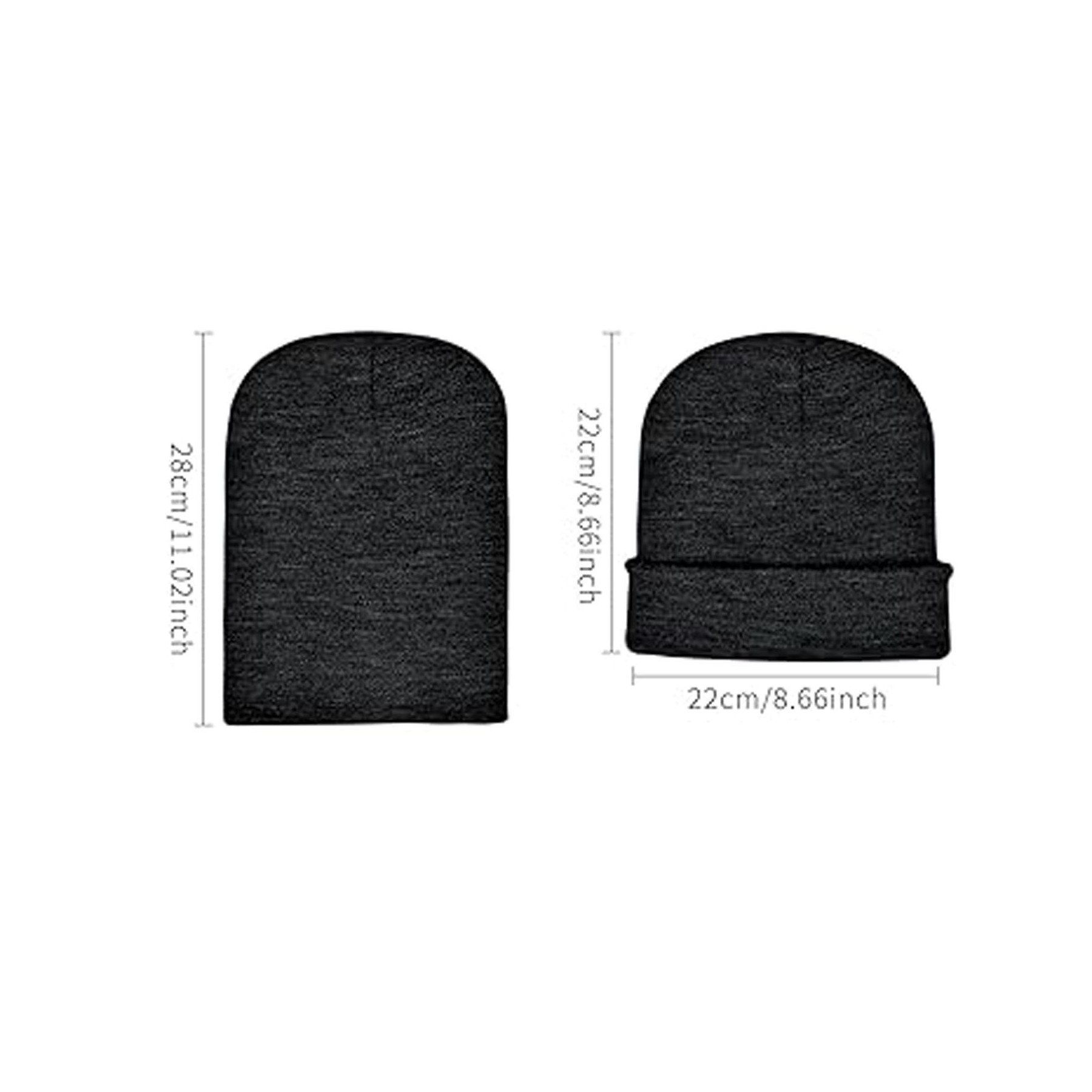 12" Acrylic Knit Beanie for Sportsman 2