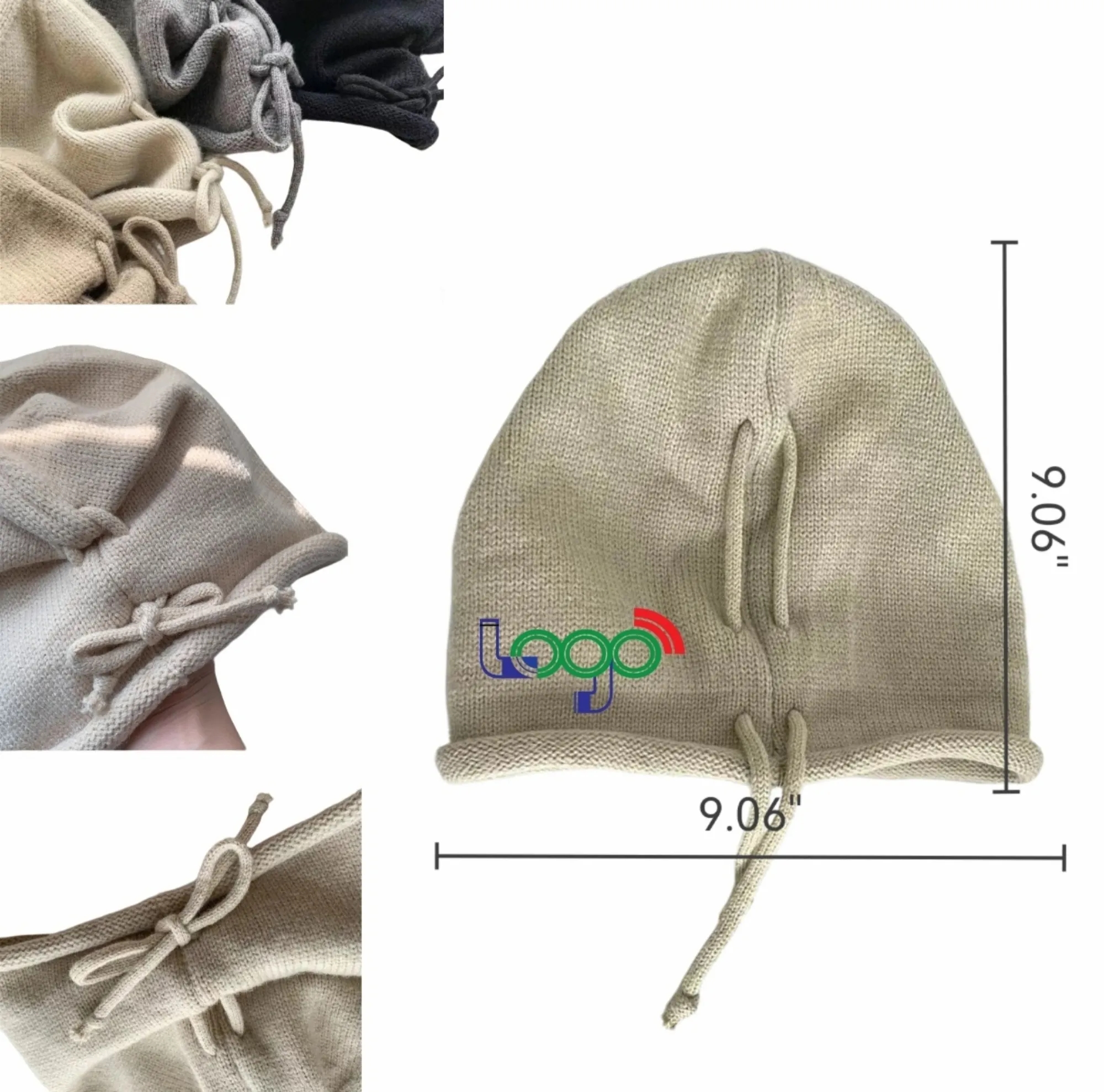 Winter Drawstring Beanie For Women 5