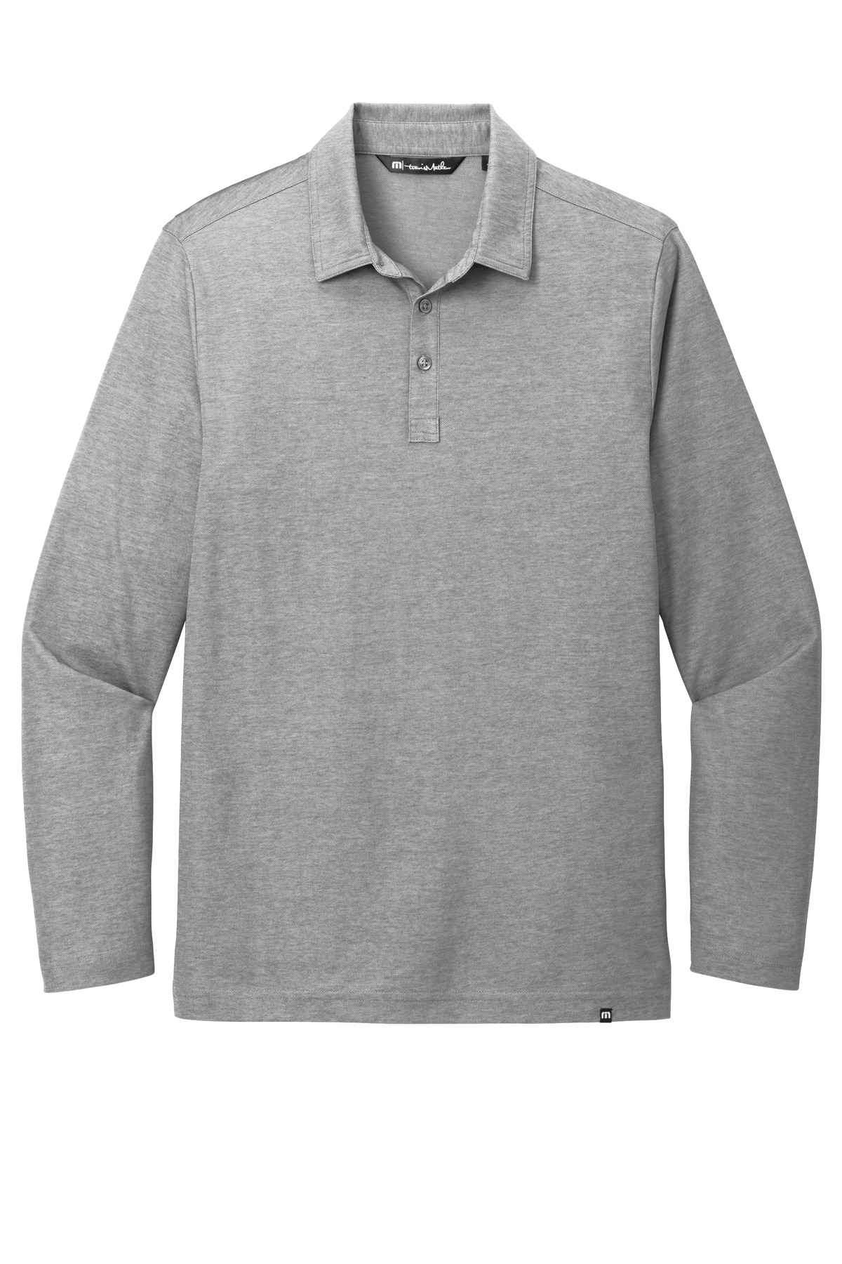 TravisMathew Oceanside Heather Long Sleeve Polo TM1MZ343 2
