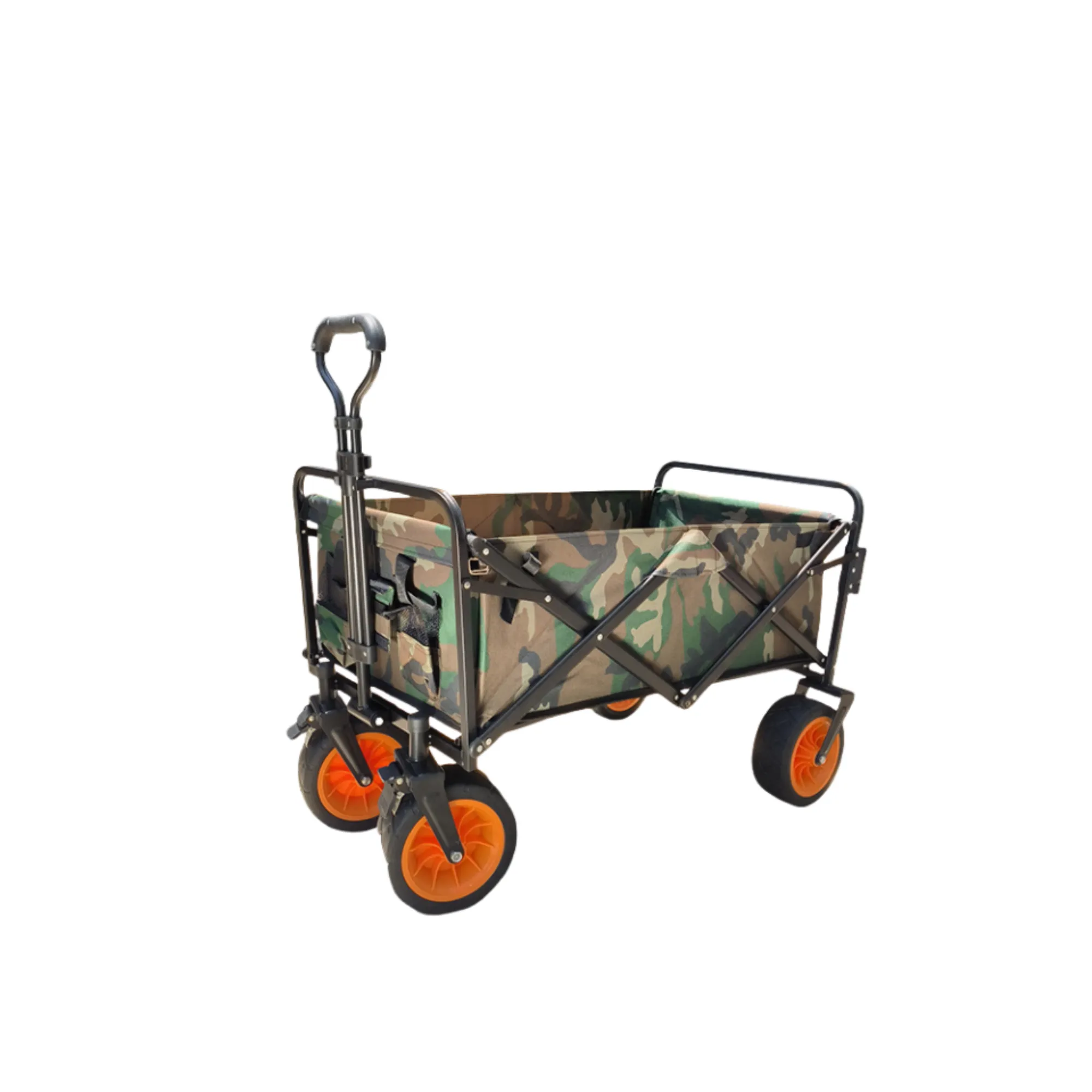 Collapsible Folding Utility Cart w/Beach Wheels 8
