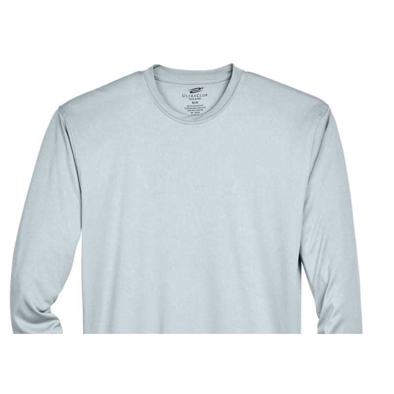 UltraClub Adult Cool & Dry Sport Long-Sleeve Performance Interlock T-Shirt 15