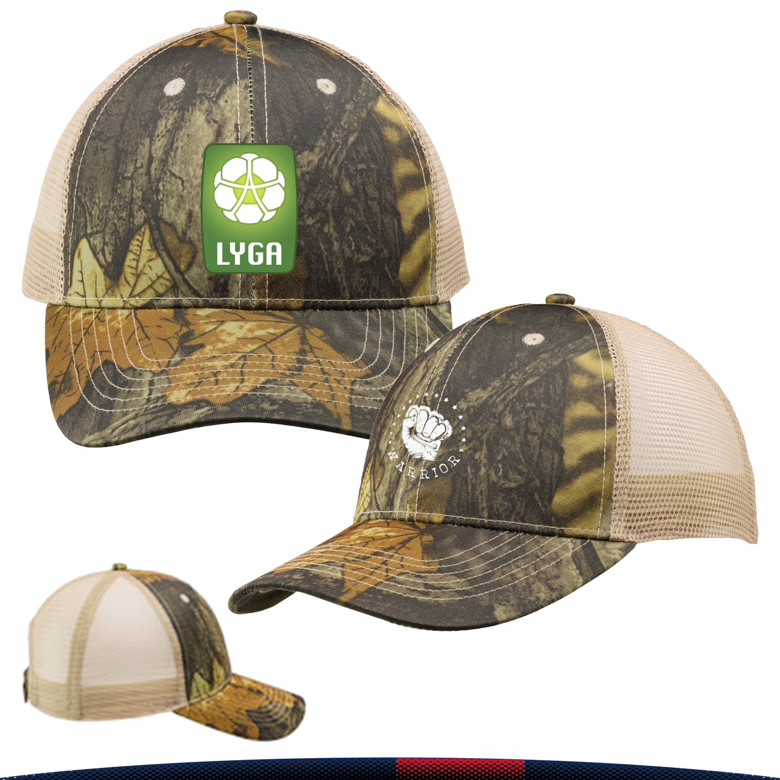 Woodland Camo Mesh Hats 2