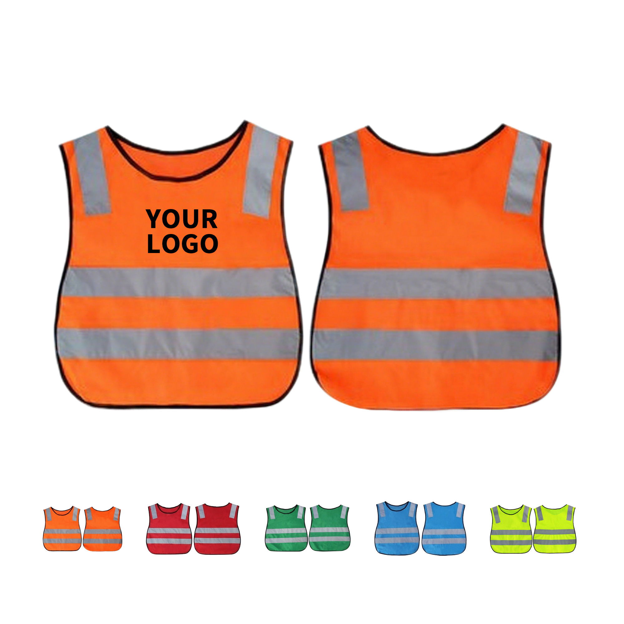 Child Safety Reflective Vest 20.1" x 16.5" 8