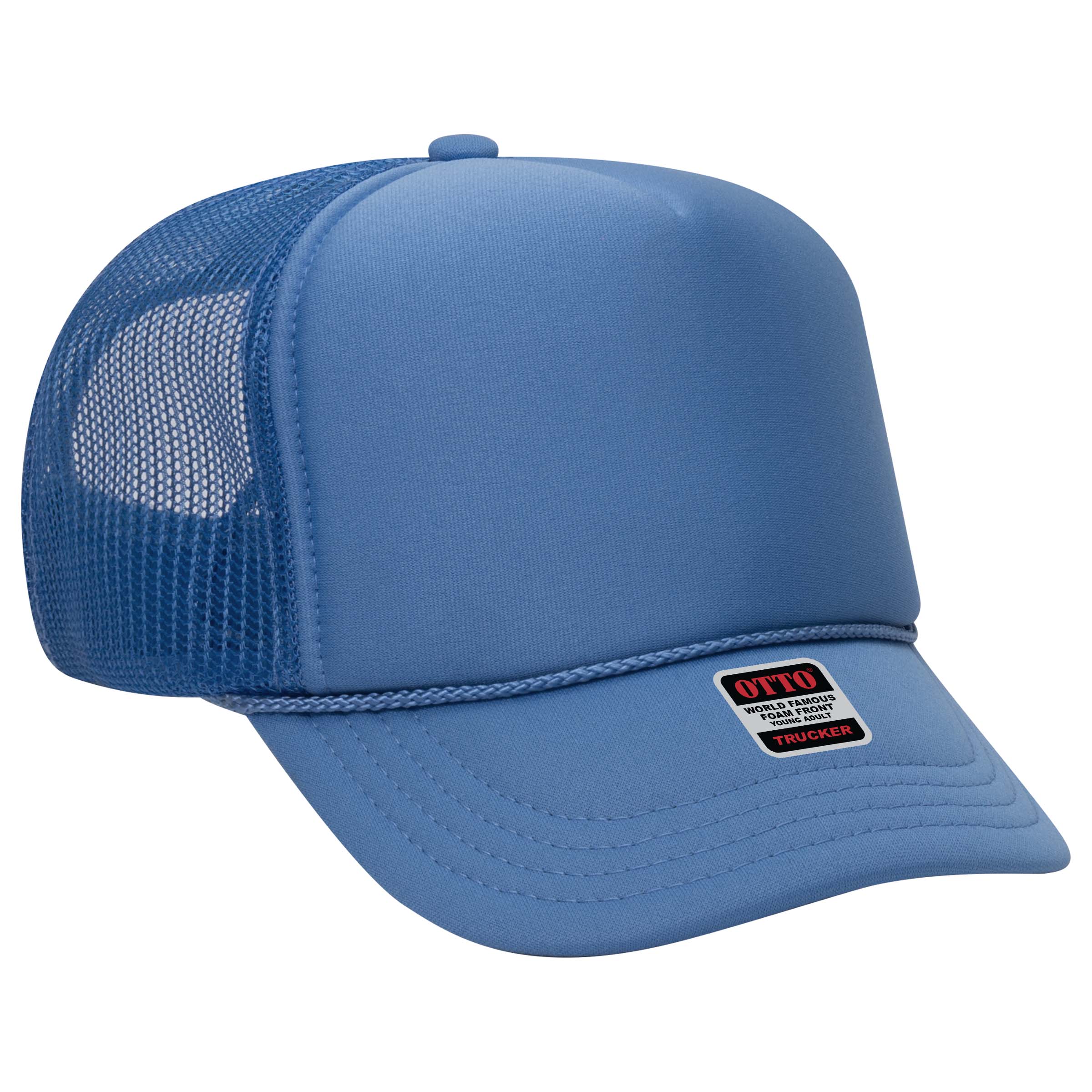 OTTO CAP® 5 Panel High Crown Mesh Back Trucker Hat 217
