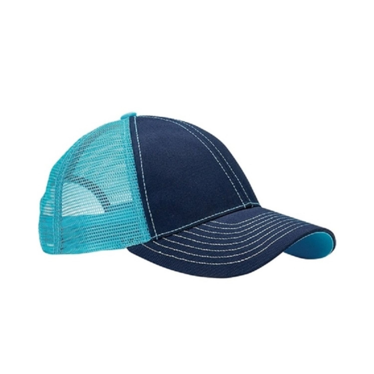 Cotton Twill 6 Panel Mesh Back Cap - High, Medium, Or Low Crown 3