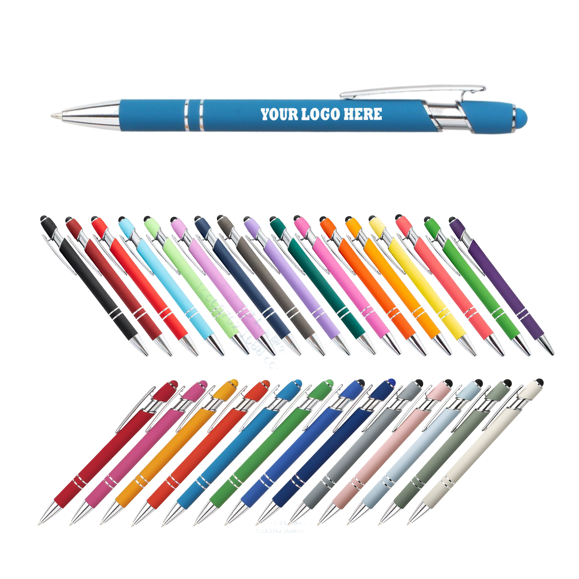 2 in 1 Stylus Ballpoint Pen MOQ100 1