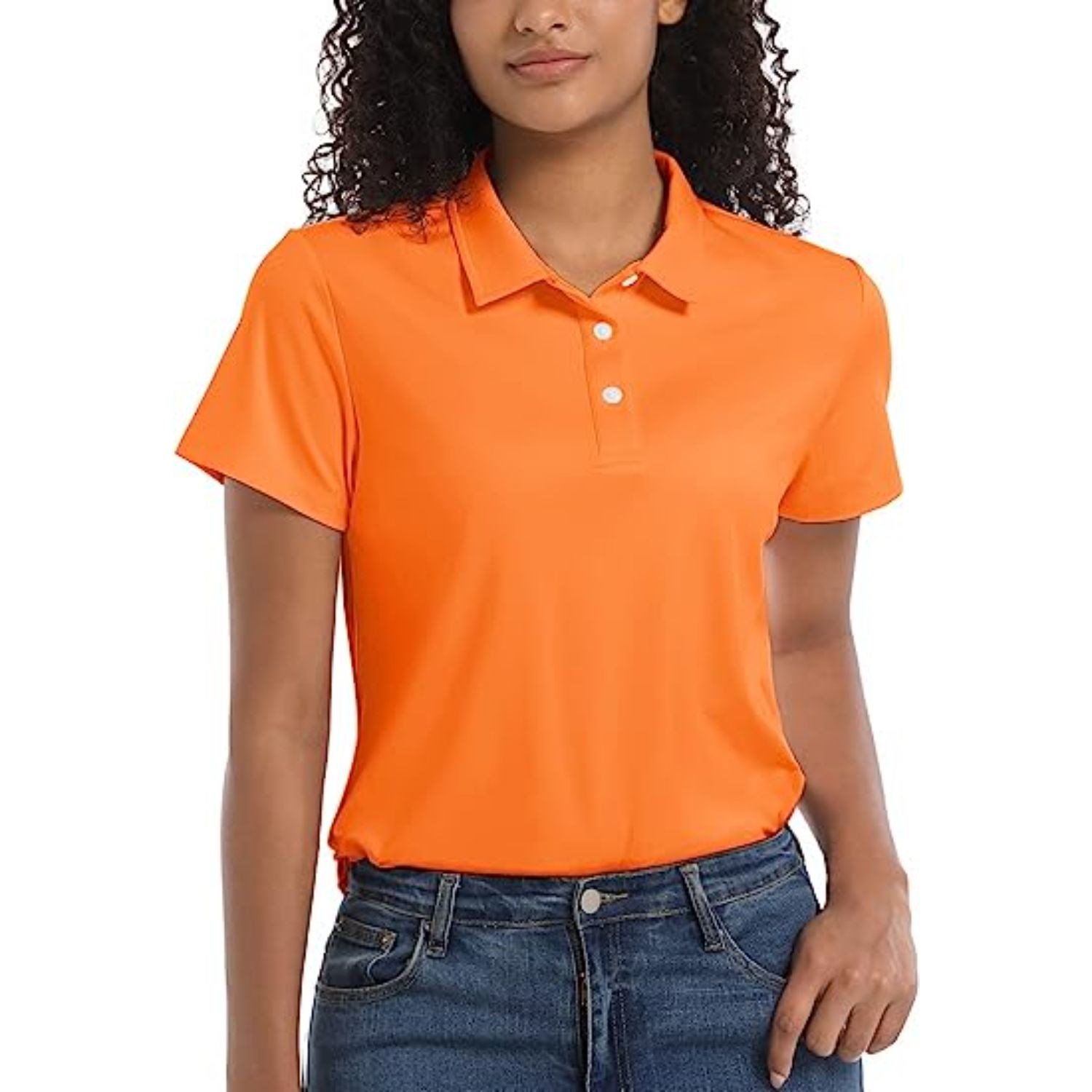 Hi-Viz Non-ANSI Women's Safety Workwear Polo 2