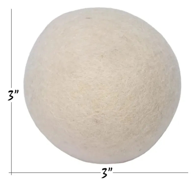 Bulk Organic Wool Dryer Balls Custom Logo Eco Friendly Laundry Solution Wholesale 1