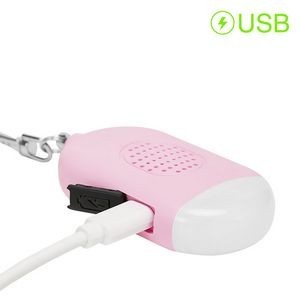 120DB Portable Self Defense Alarm Keychain With Flashlight 5