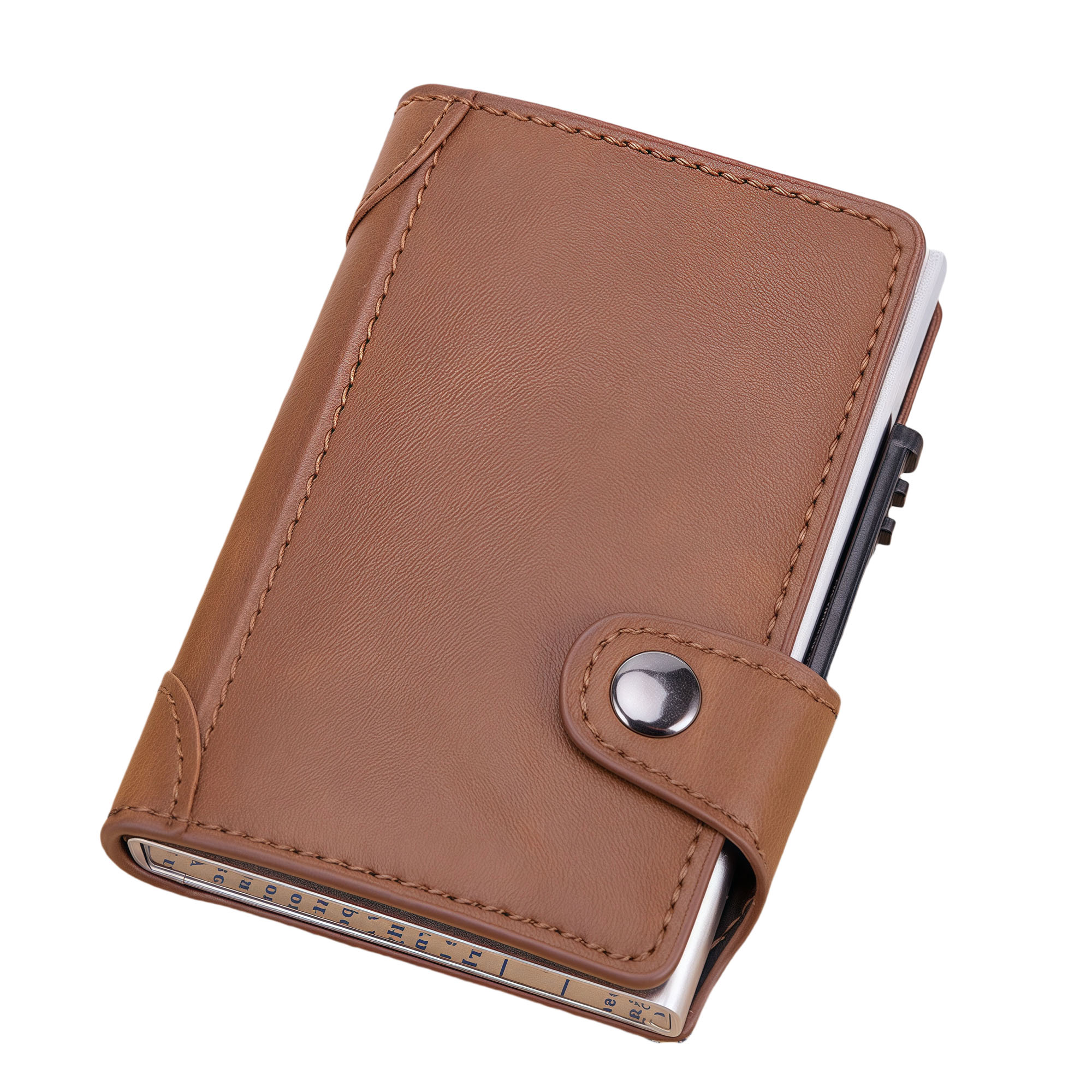 RFID Blocking Card Holder - PU Leather Slim Credit Card Sleeve 2