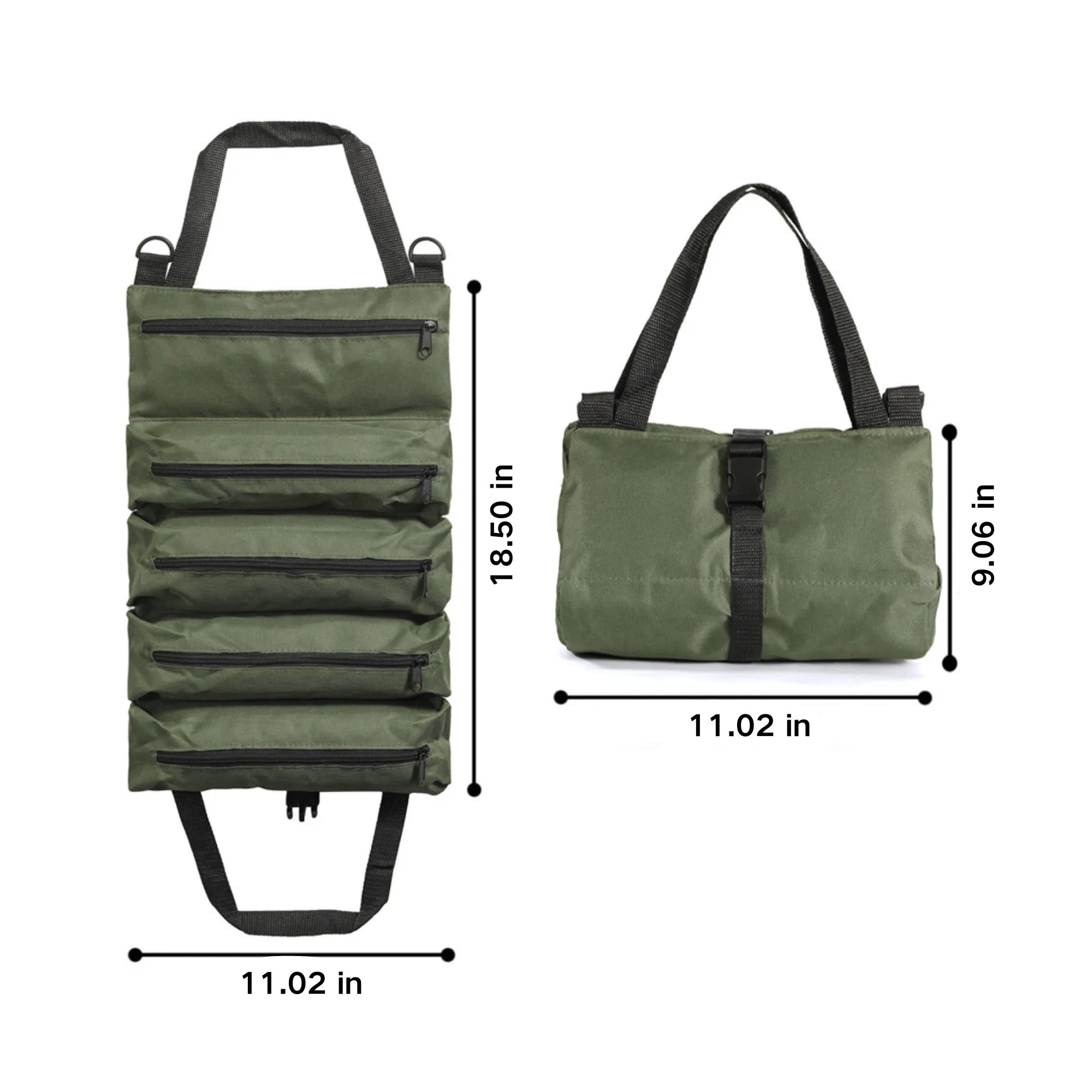 Waterproof Oxford Cloth Portable Tool Storage Roll 3