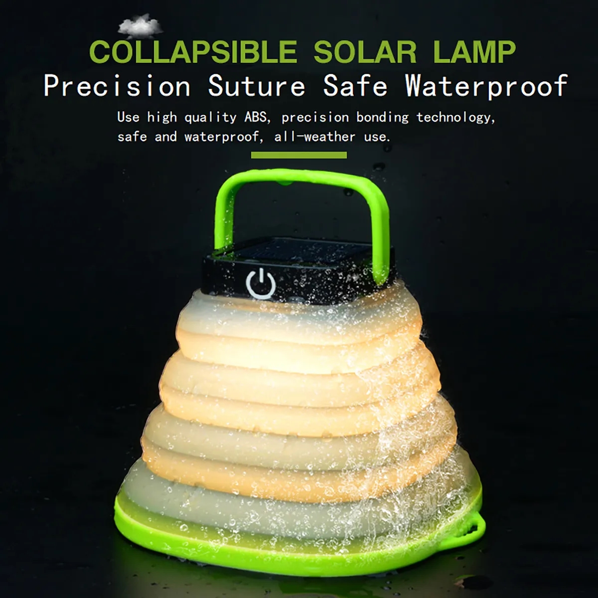 Collapsible Solar Powered LED Camping Lantern 2