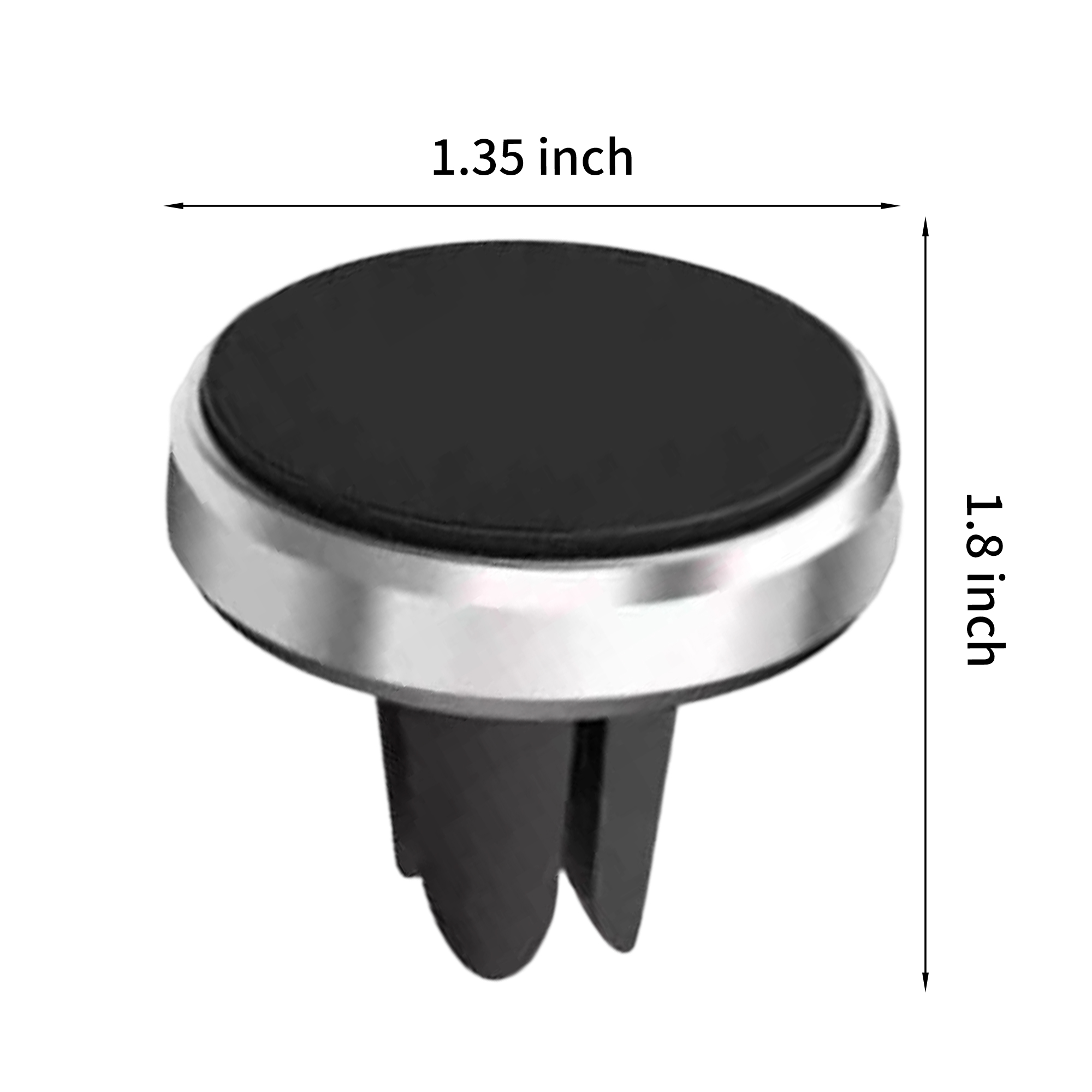 Air Vent Magnetic Phone Mount 1.35" Diameter x 1.8" Height 3