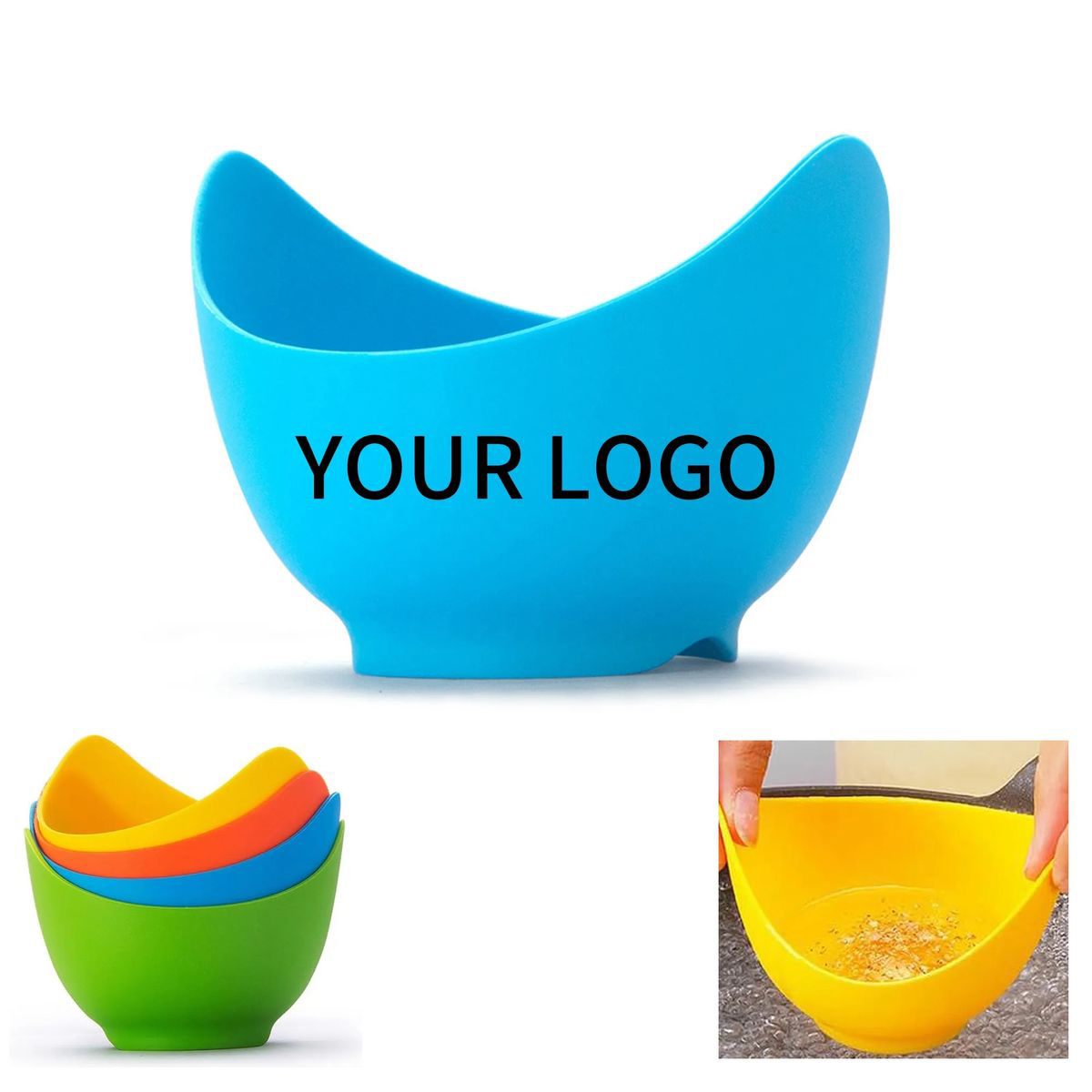 Heat Resistant Egg Cup with Logo Print 2