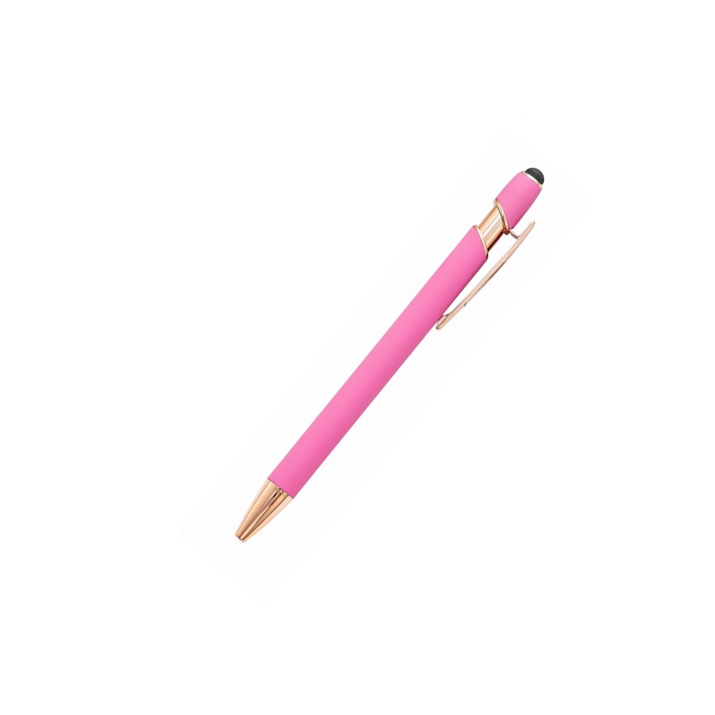 Aluminum Incline Stylus Pen with Rose Gold Accents 2