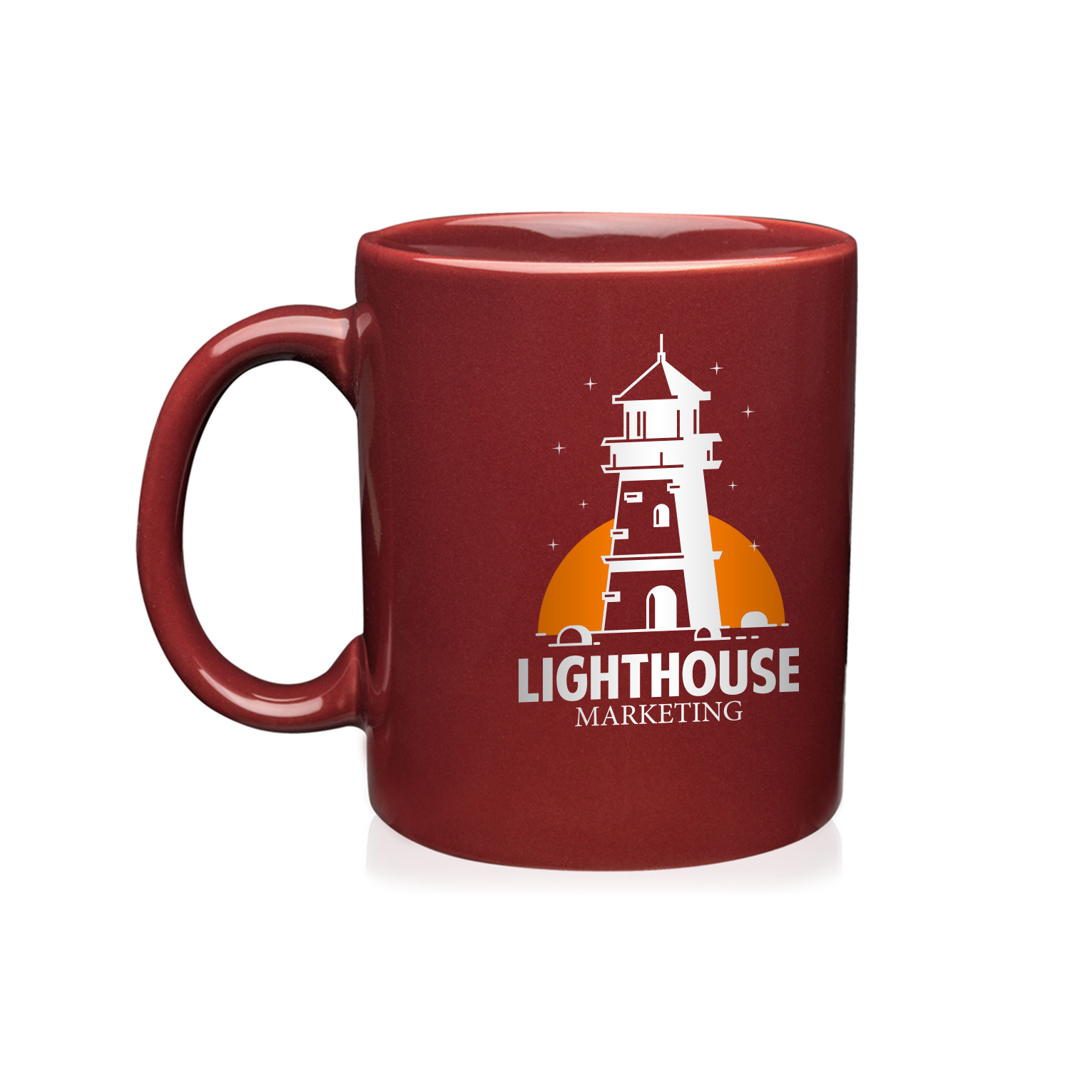 11 oz. Ceramic Custom Mug (2 Color Imprint) 12