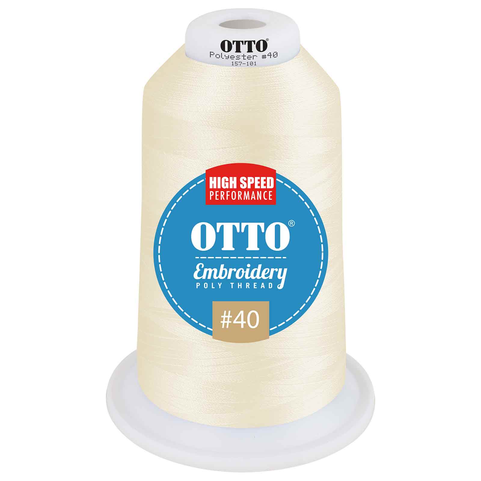 OTTO Embroidery Poly Thread #40 5,500 yd. King Cone 1022