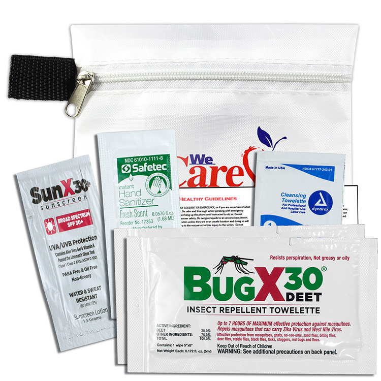 'Stay Safe Kit' 5 Piece Insect Repellent Kit in Zipper Pouch 13