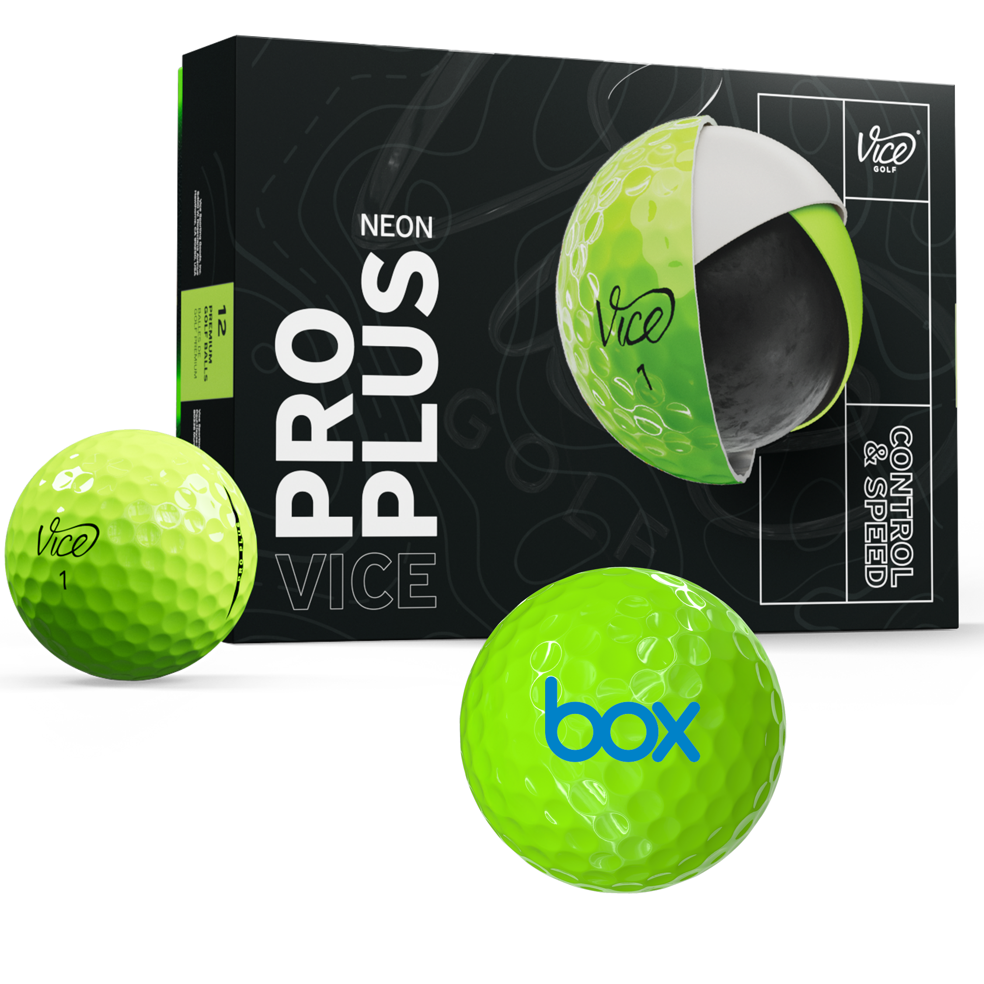 Vice Pro Plus Golf Balls 6