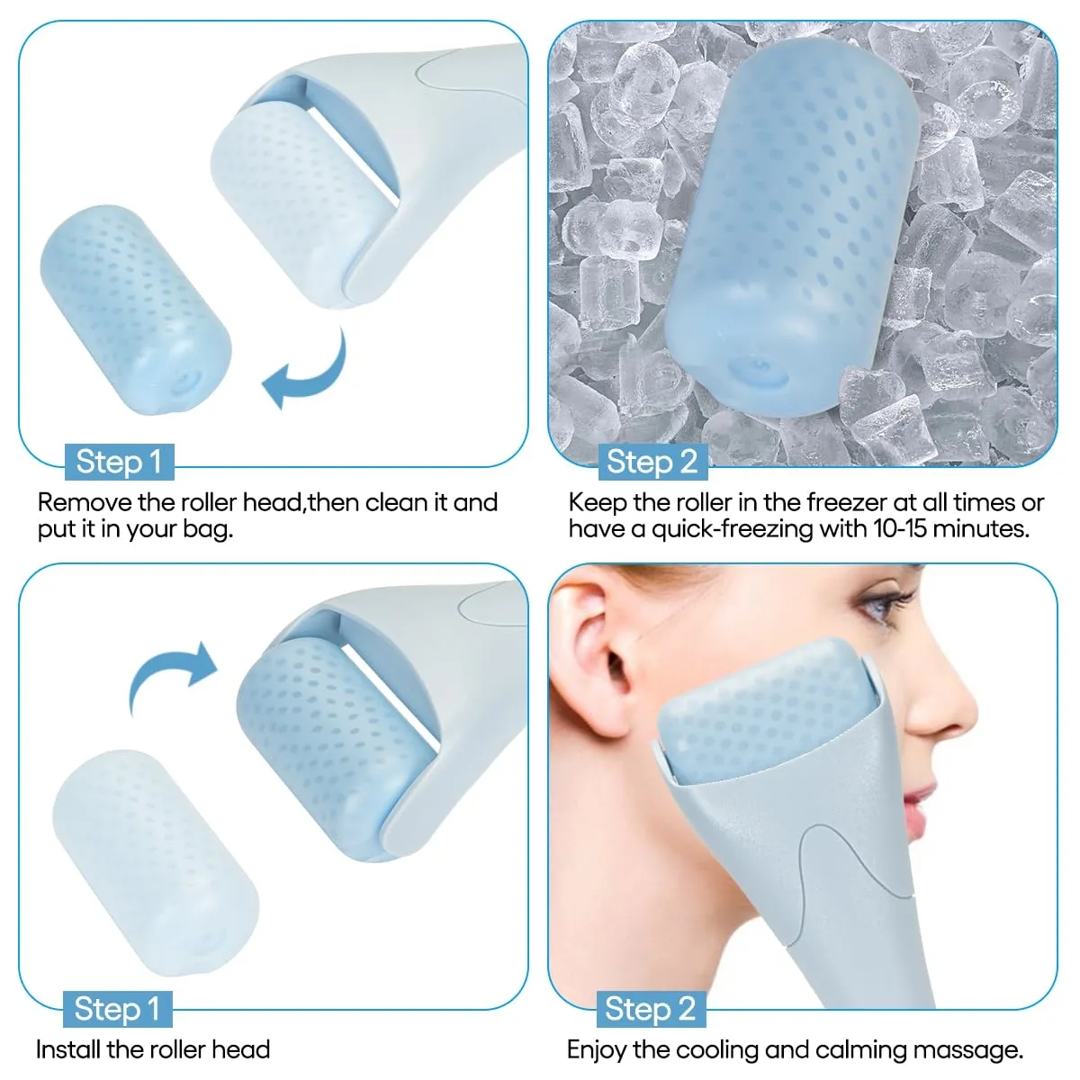 Cold Facial Ice Roller Massager 9