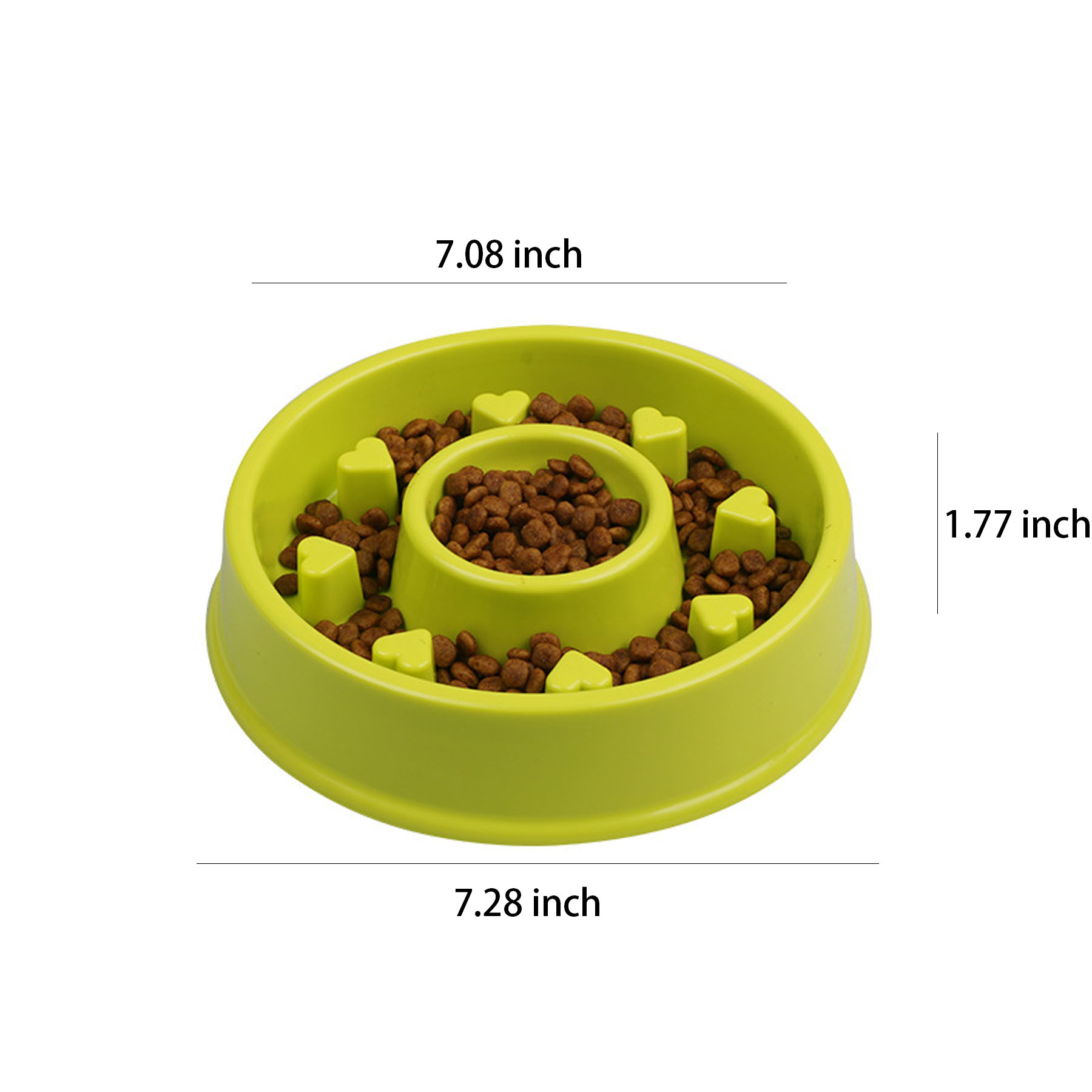 Heart Pet Slow Food Bowl 6