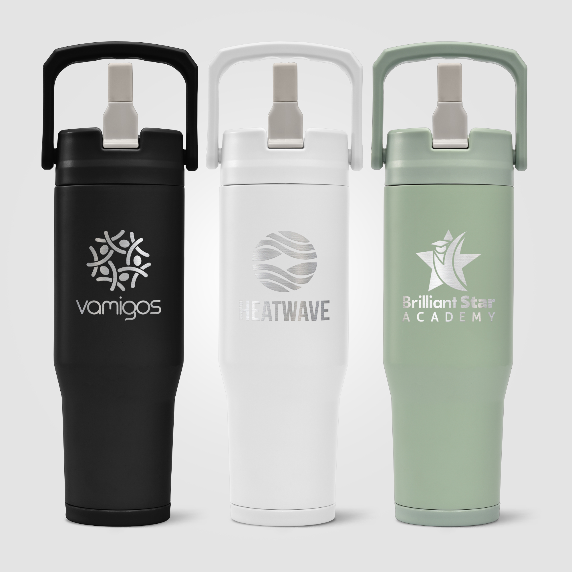 Polar Duo - 32 oz. Double-Wall Recycled Stainless Steel Tumbler with Storage Base 7