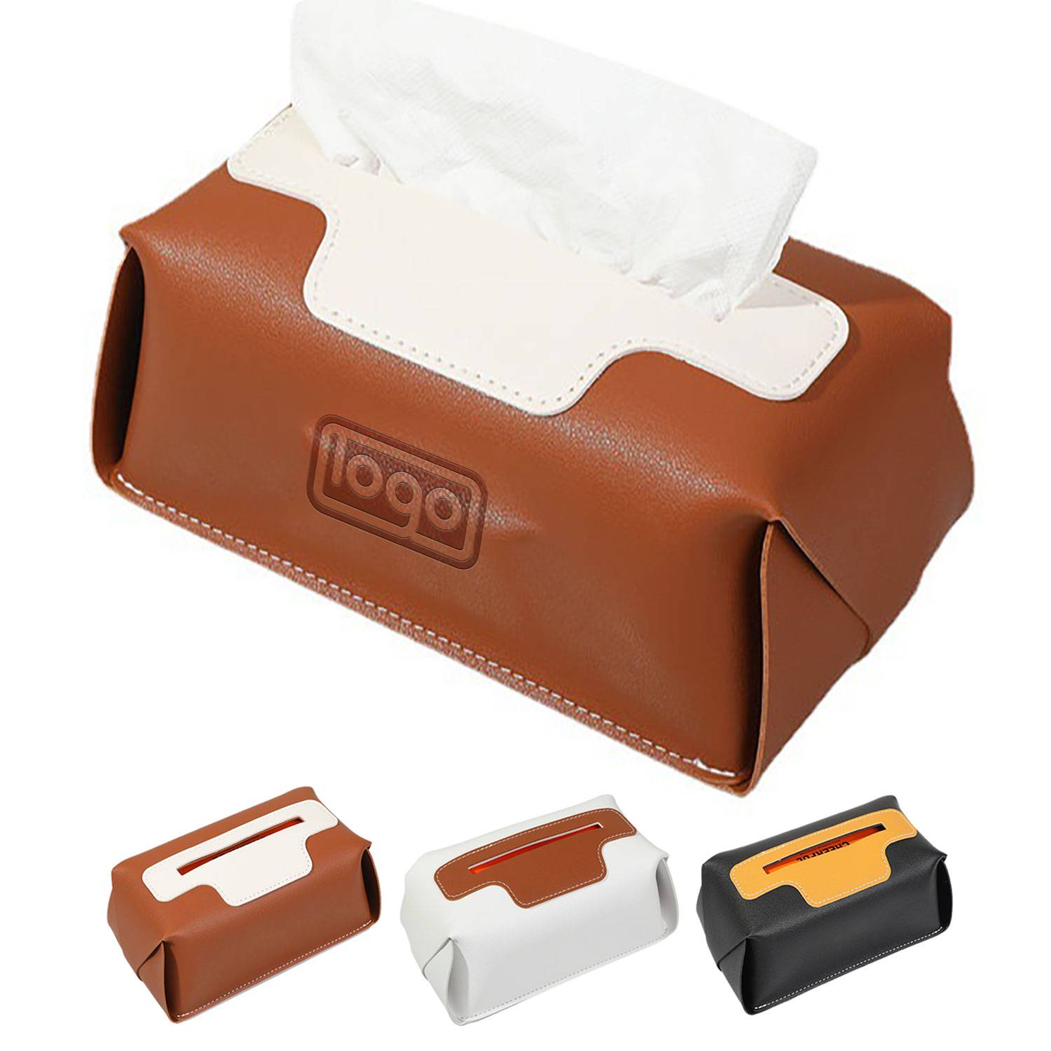 Car Leatherette Tissue Box 1