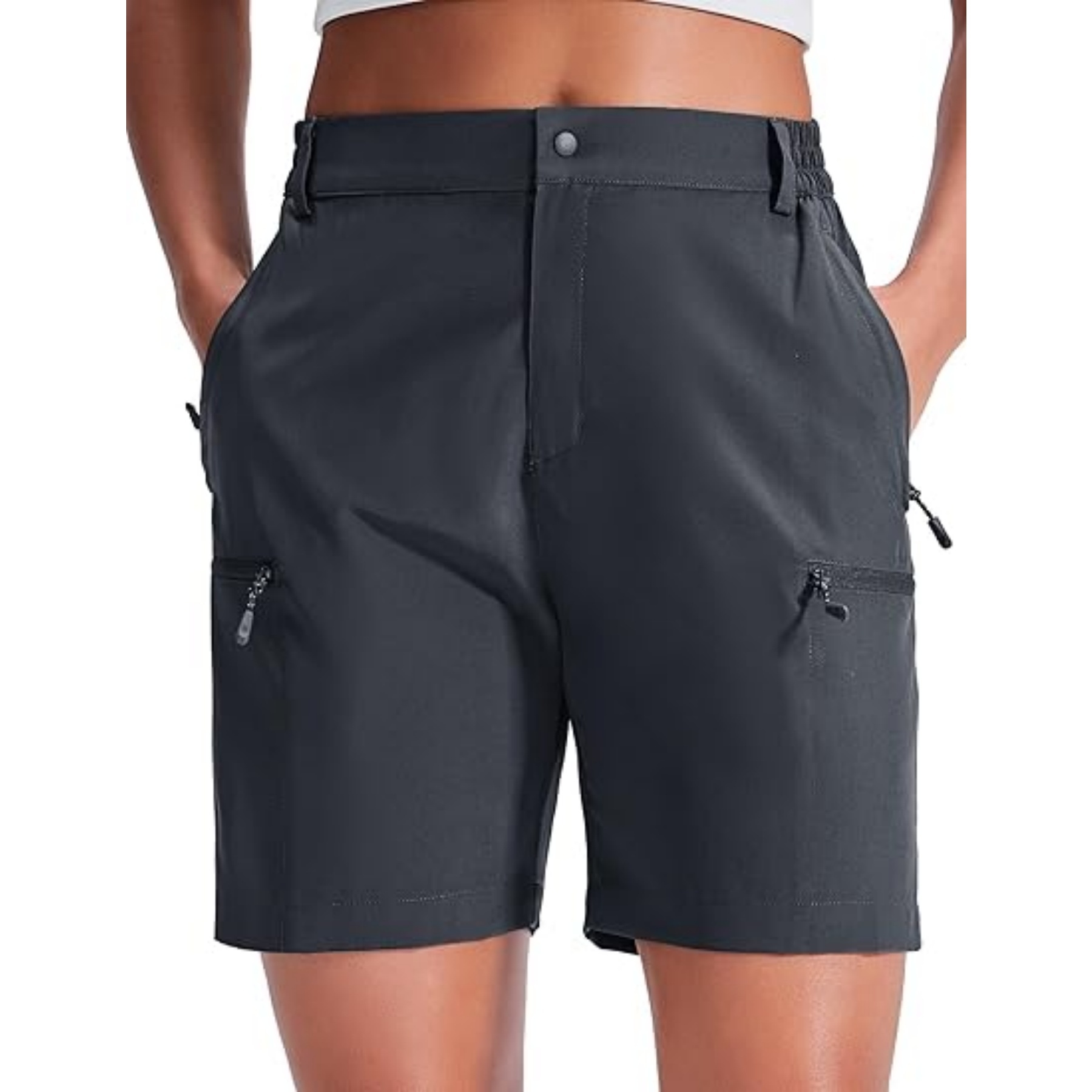 Quick Dry Lightweight UV Zipper Cargo Shorts 8
