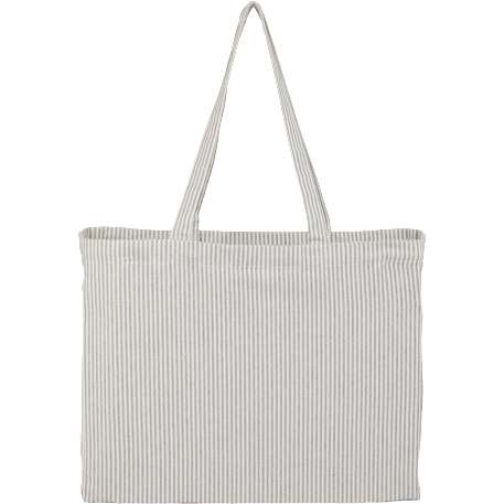 Striped Pacific Recycled Cotton Shopper Tote 27