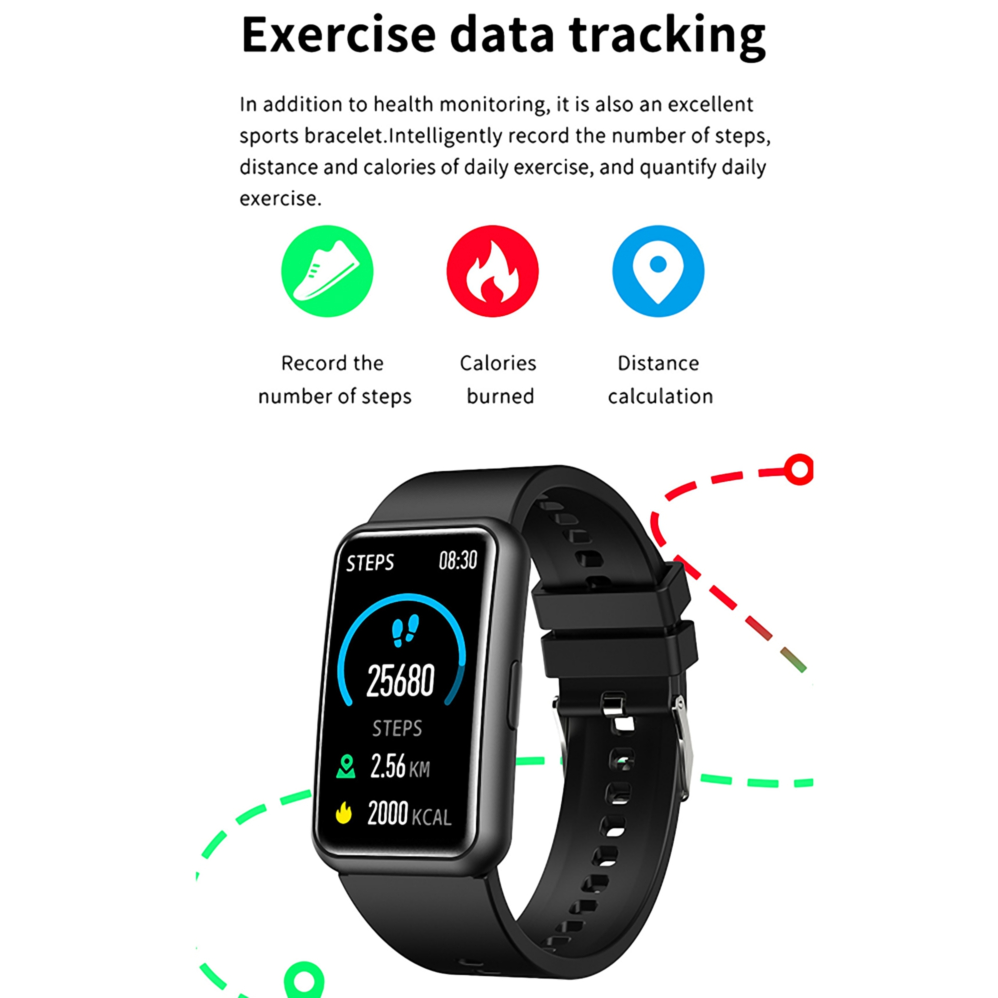 Waterproof Smartwatch & Fitness Tracker 5