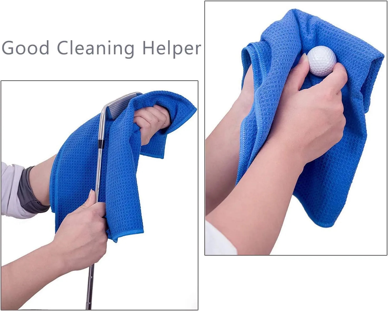 Waffle Pattern Golf Towel 3