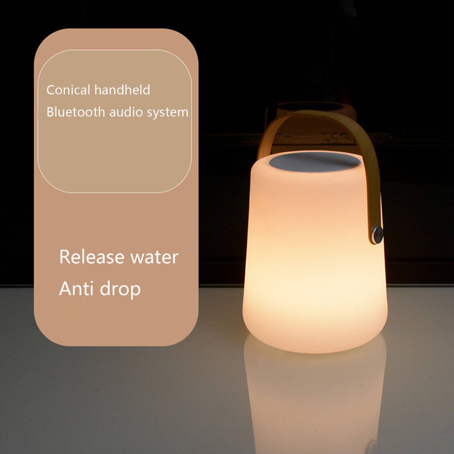 Outdoor portable lighting luminous bluetooth speaker 6