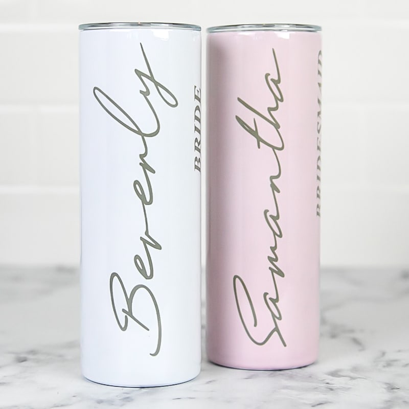20 Oz. Custom Printed Skinny Stainless Steel Tumblers 2