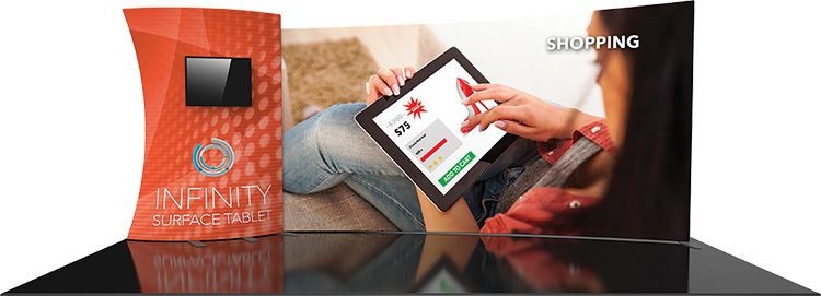 Formulate Designer Series 20ft Fabric Backwall Kit 13